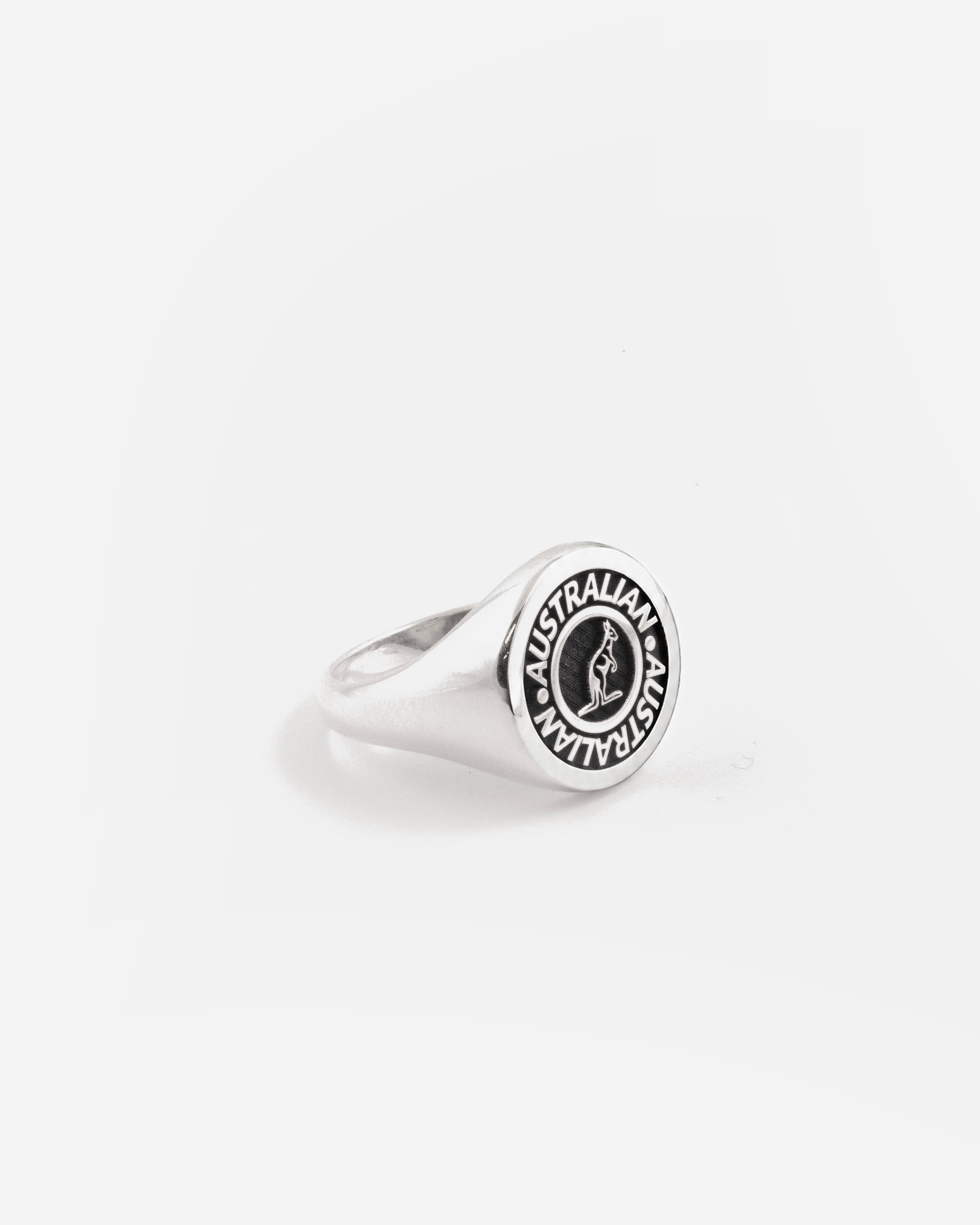 australian-chevalier-ring-anello-argento-silver image 1