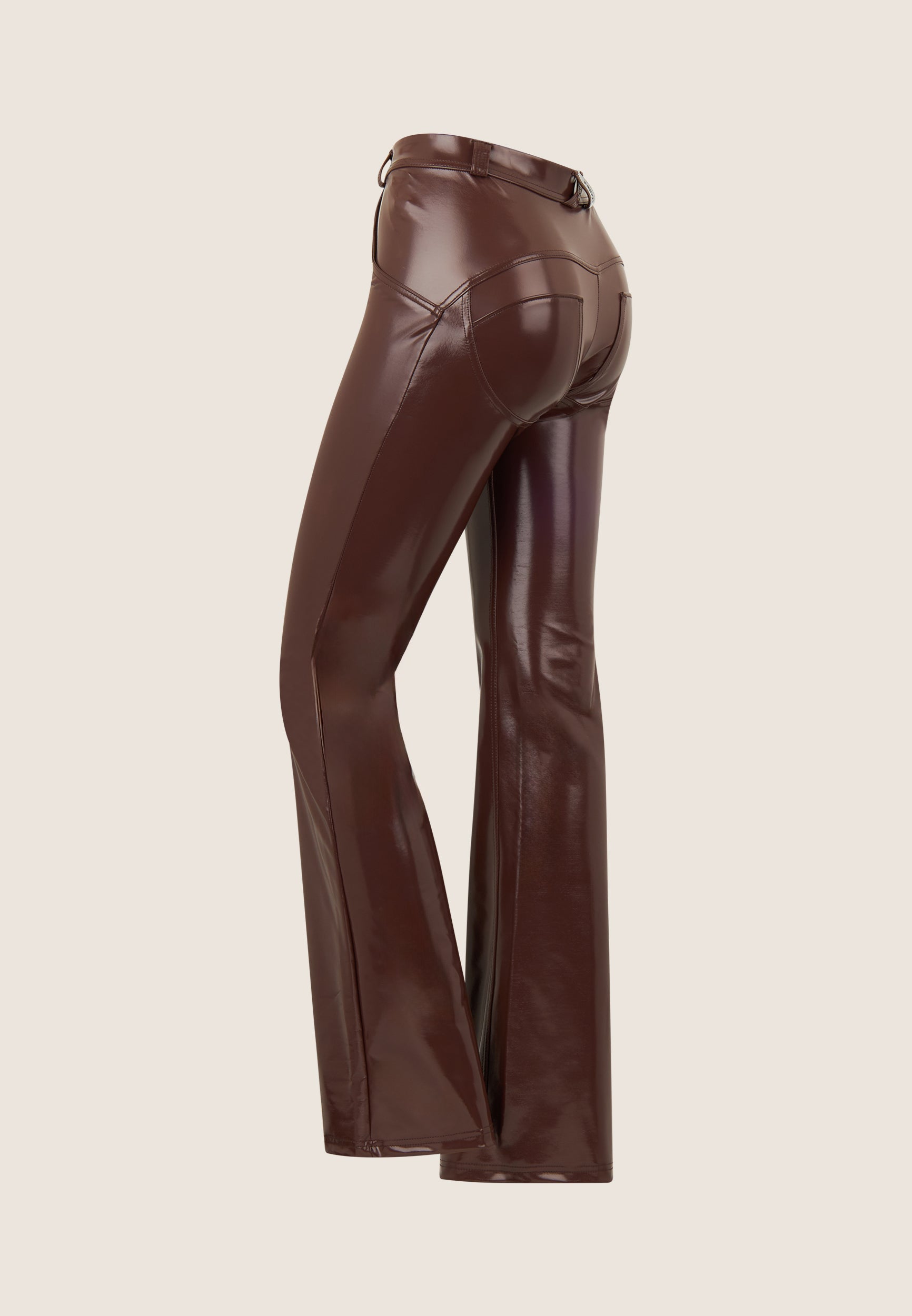 freddy-pantaloni-wr-up-vita-regular-a-zampa-in-tessuto-latex image 8