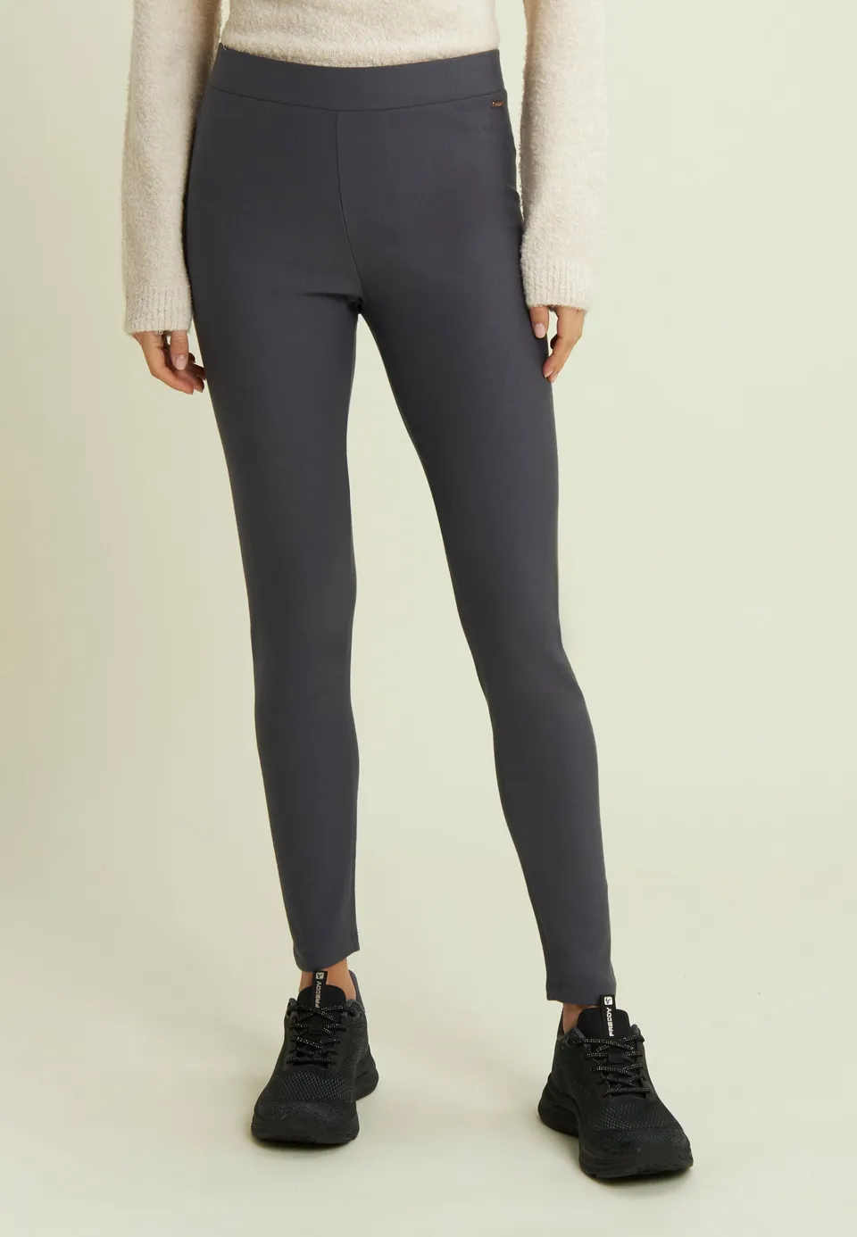 freddy-leggings-donna-in-felpa-garzata-elasticizzata image 1
