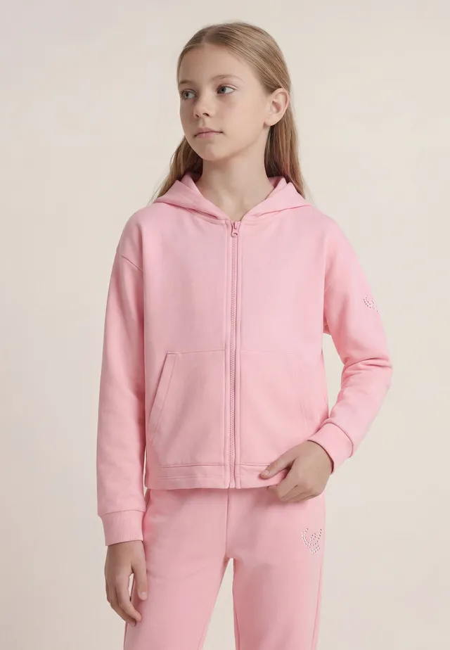 freddy-felpa-cropped-con-cappuccio-e-zip-da-bambina-e-ragazza image 1