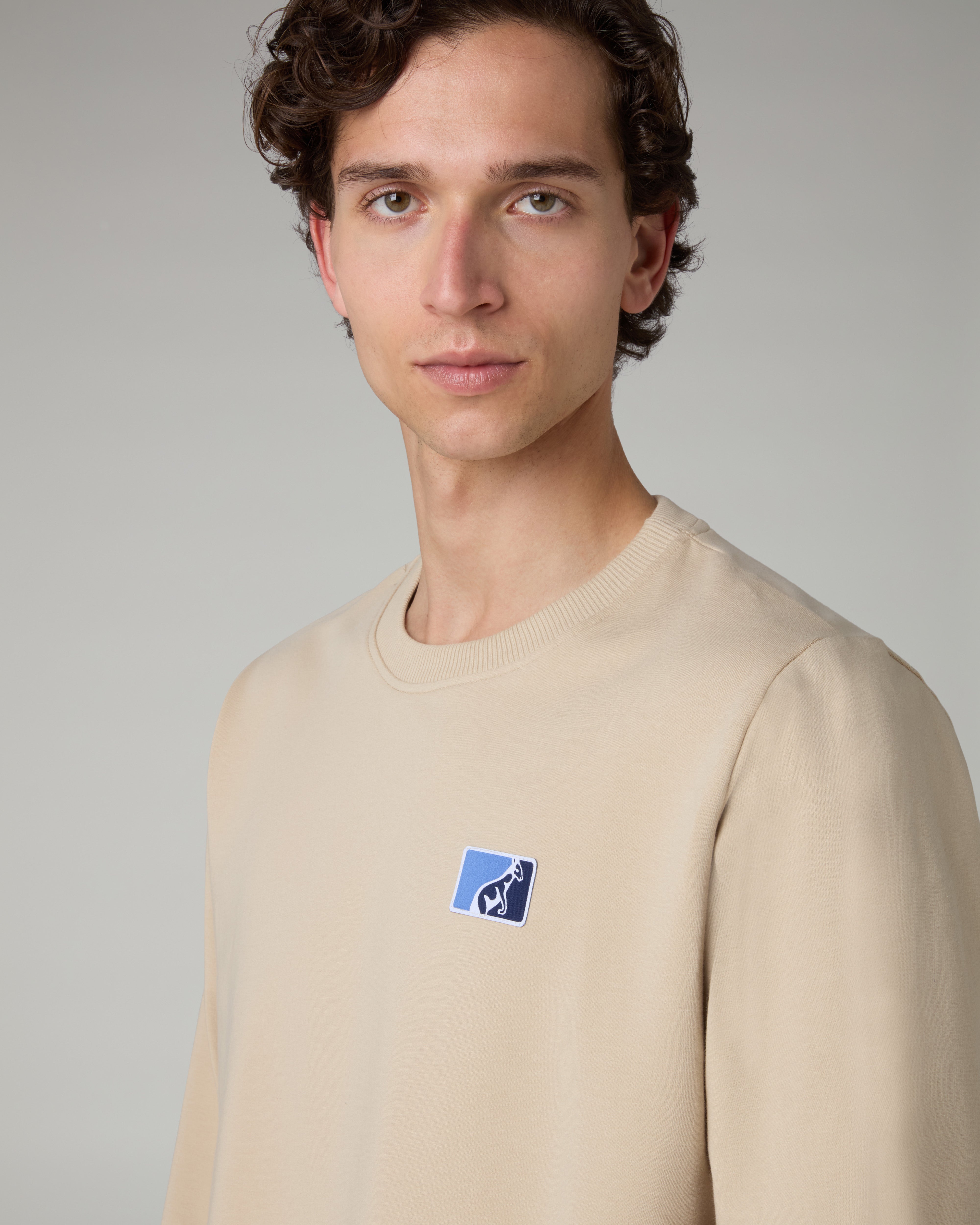 australian-easy-felpa-girocollo-sabbia-league image 4