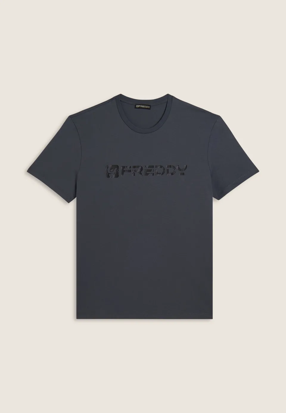 freddy-t-shirt-uomo-con-logo-sfumato-centrale-in-jersey-100-cotone image 1