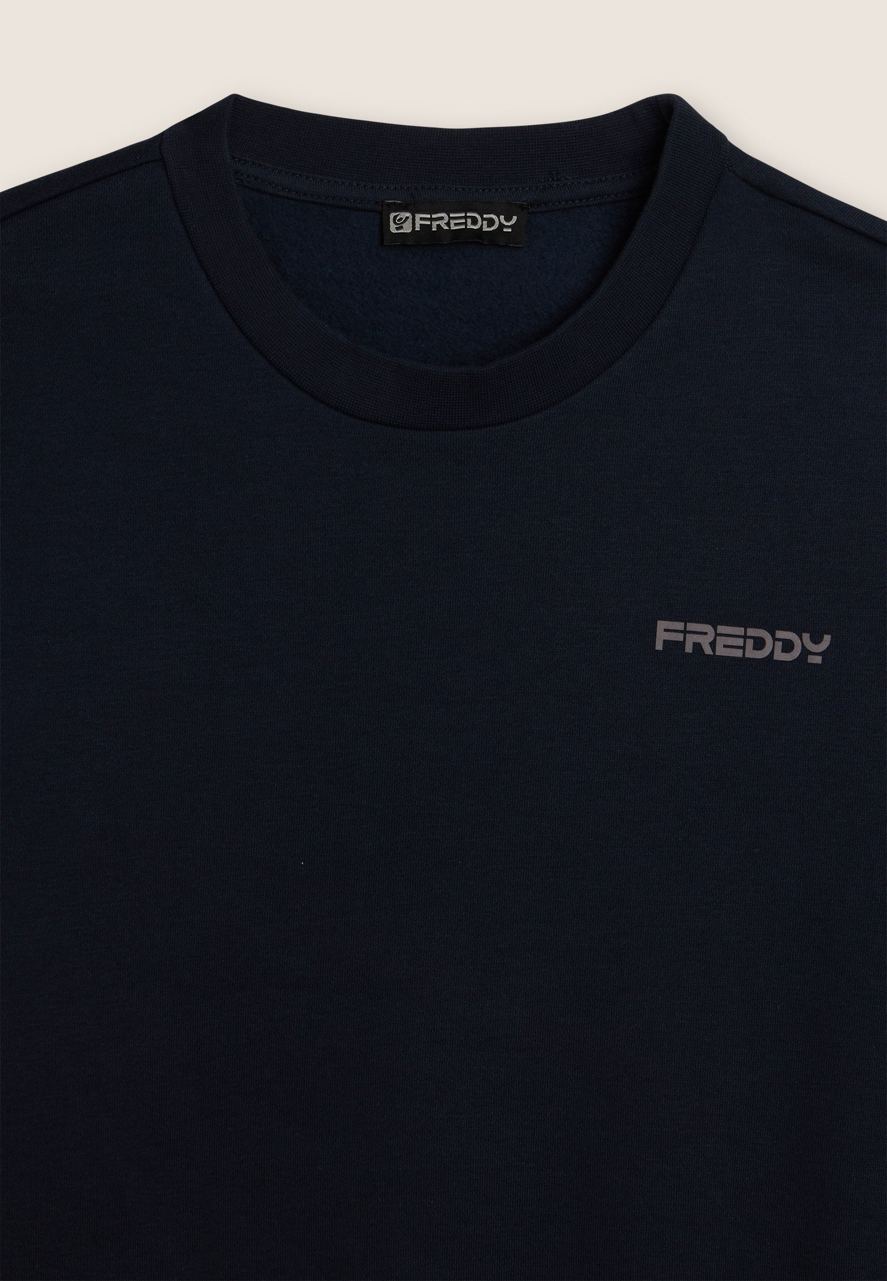 freddy-tuta-uomo-felpa-garzata-girocollo-pantaloni-con-coulisse image 3