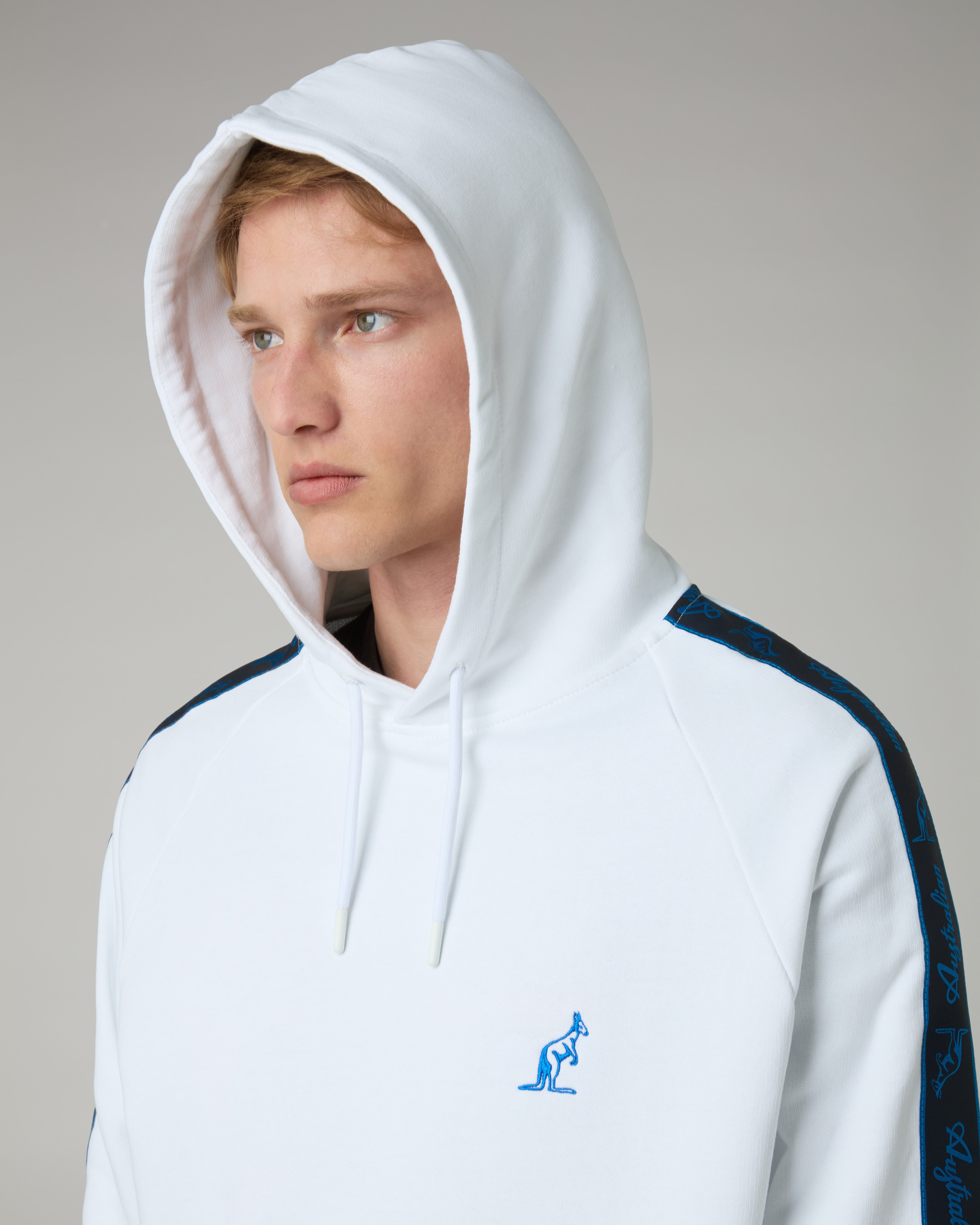 australian-tape-hoodie-felpa-con-cappuccio-in-cotone image 4