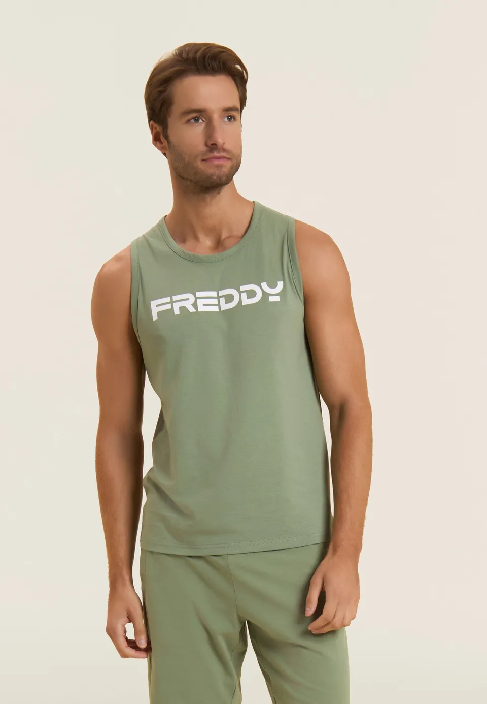 freddy-canotta-in-cotone-con-retro-vogatore-e-logo-freddy image 1