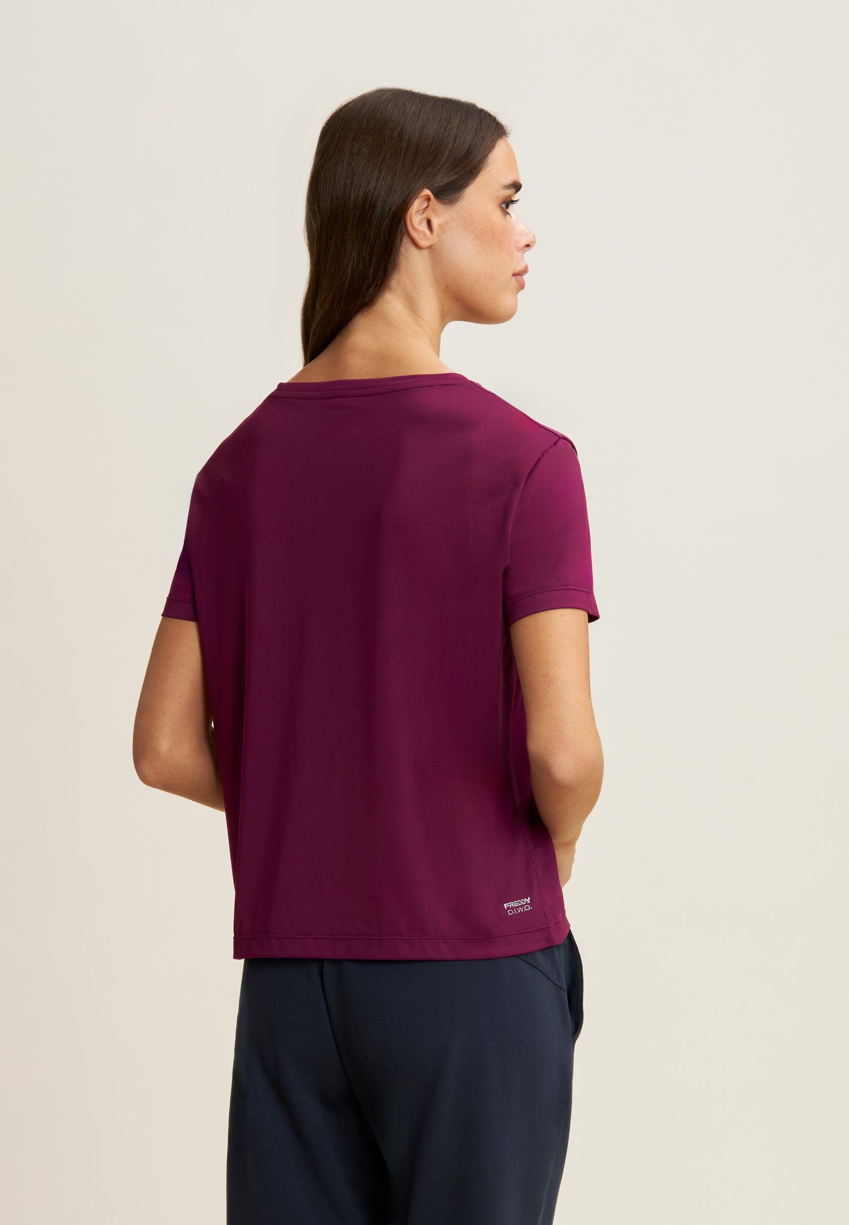 freddy-t-shirt-comfort-fit-maniche-corte-in-tessuto-tecnico-d-i-w-o image 3