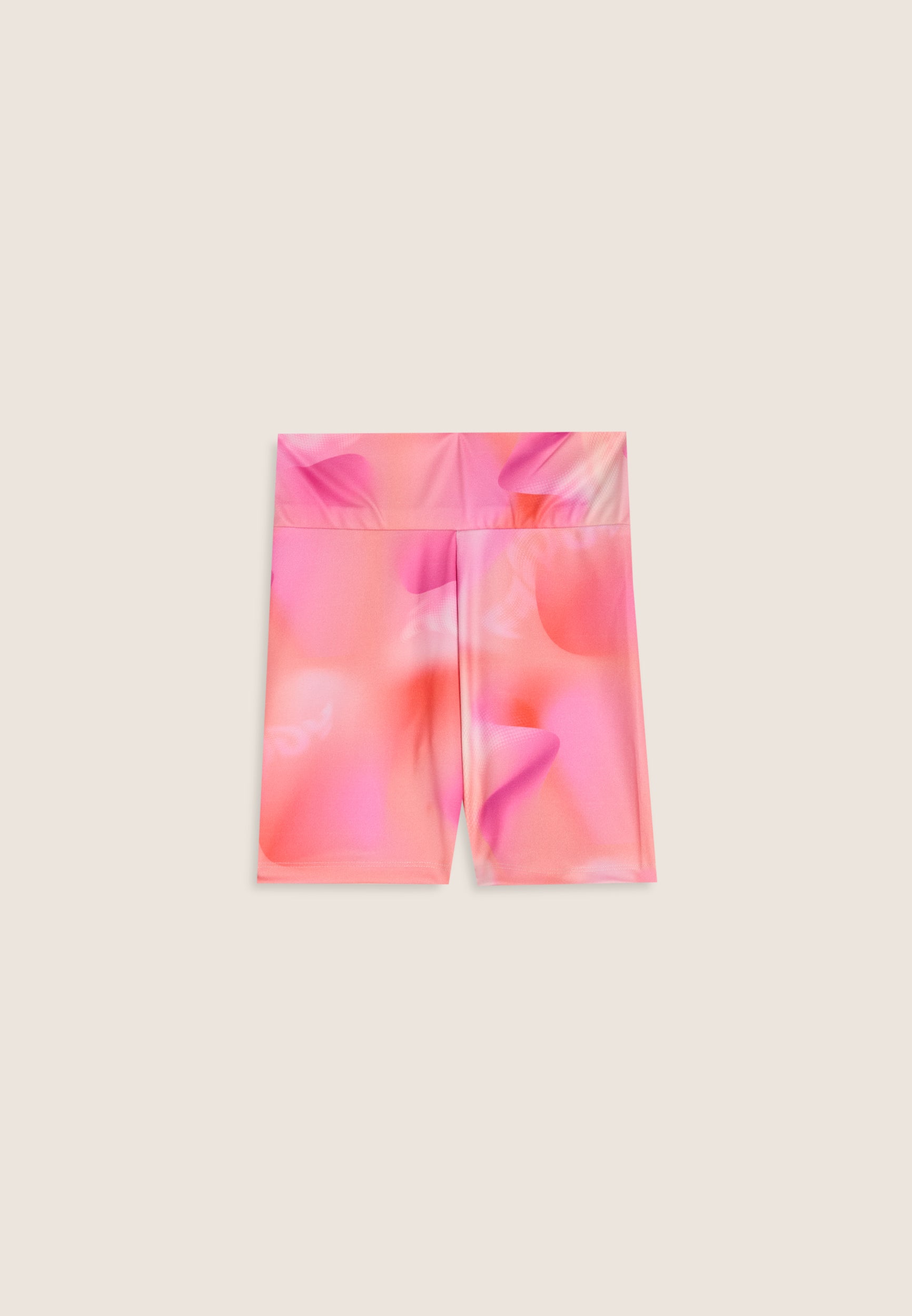 freddy-leggings-biker-bambina-fantasia-rosa-arancio image 1