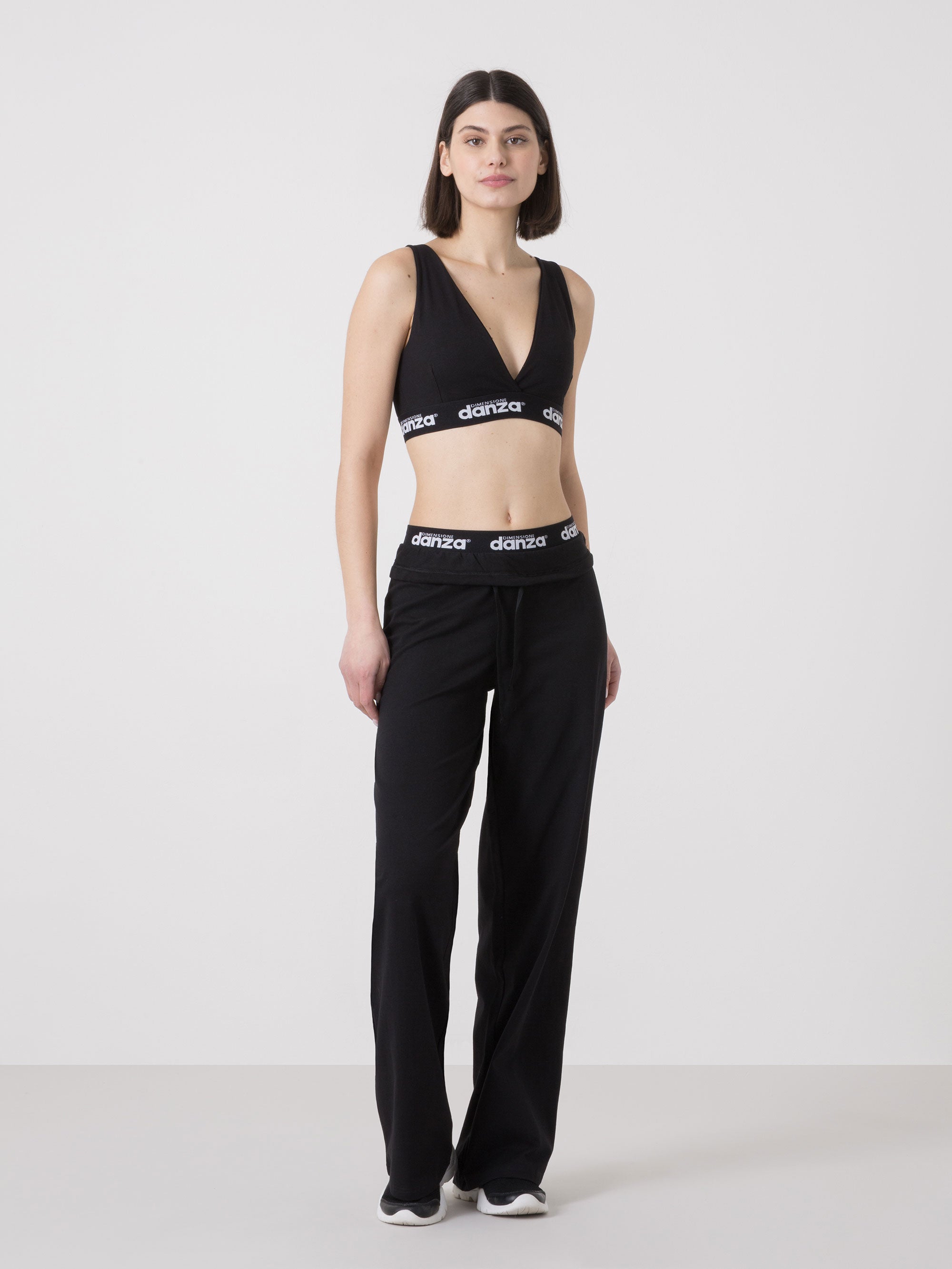dimensione-danza-top-sportivo-donna-con-fascia-logata-e-scollo-a-v image 2