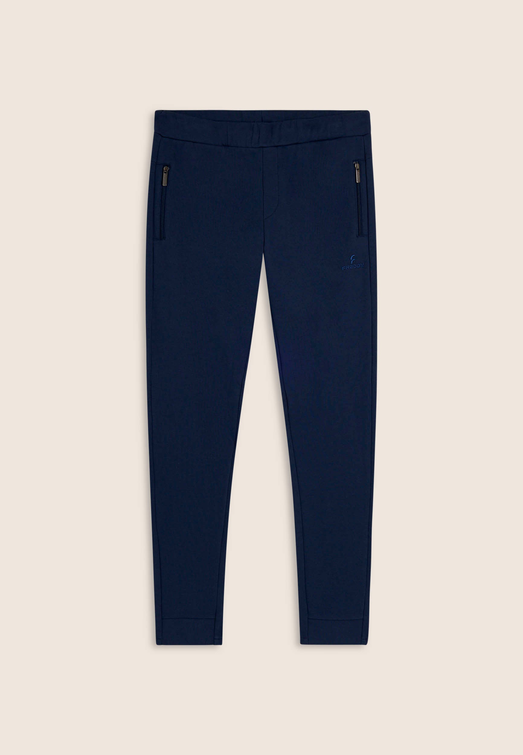 freddy-pantaloni-sportivi-con-tasche-zippate-100-cotone image 4