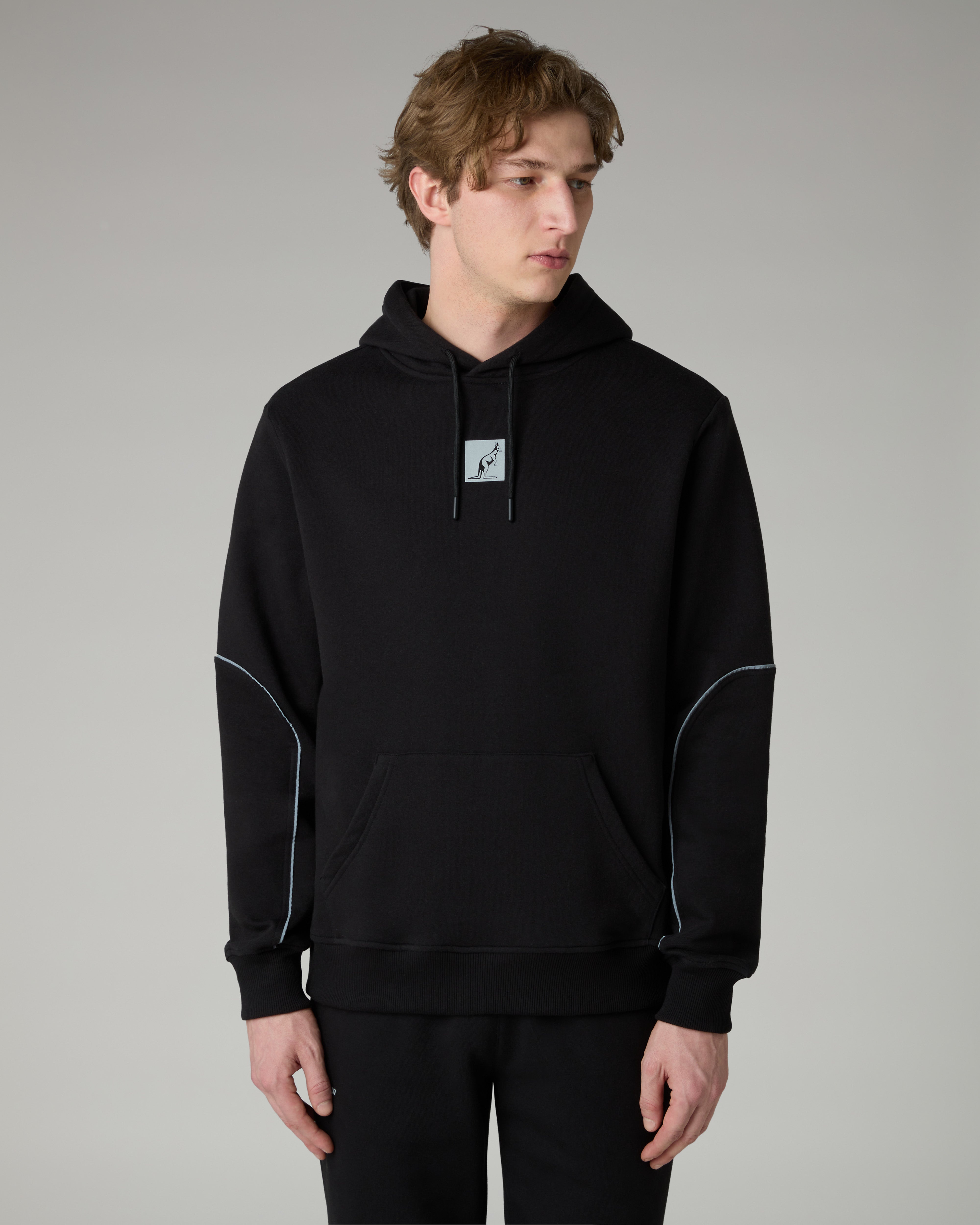 australian-nocturna-hoodie-felpa-invernale-nera-con-cappuccio image 1