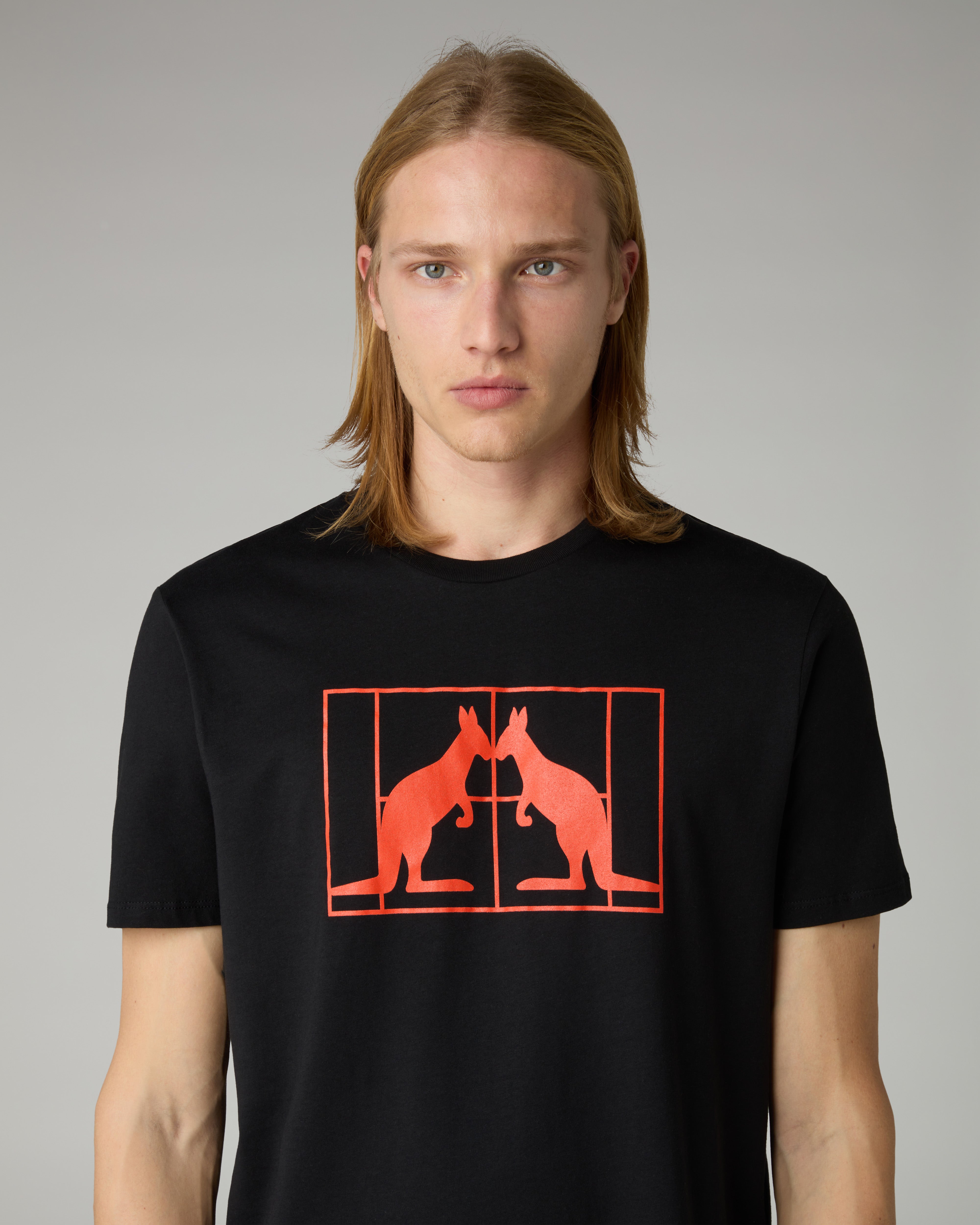 australian-gemini-t-shirt-maglietta-cotone-nera image 4