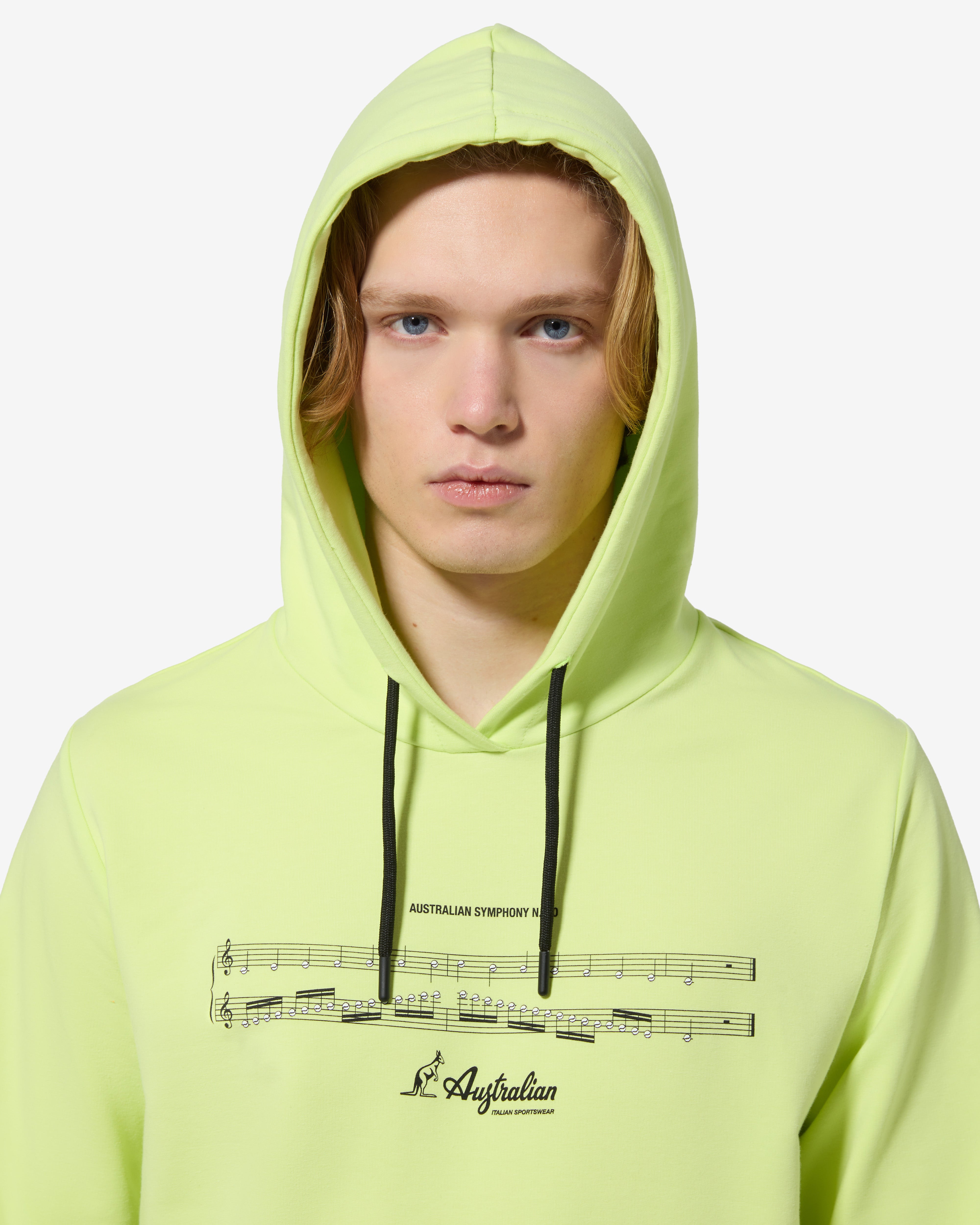 australian-symphony-hoodie-uomo-felpa-cotone-con-cappuccio-lime image 4