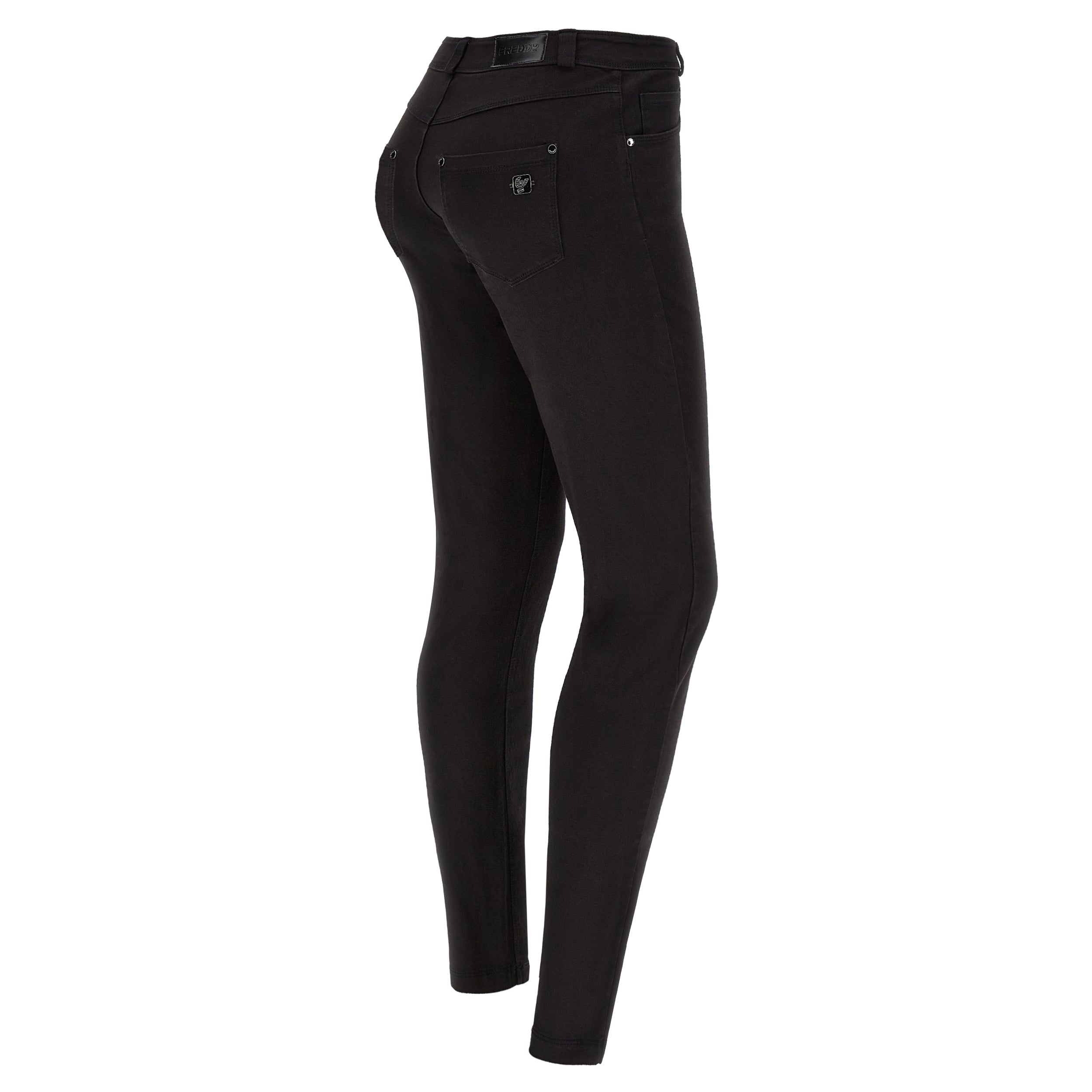 freddy-black-pantaloni-skinny-5-tasche-vita-regular-tinto-in-capo image 7