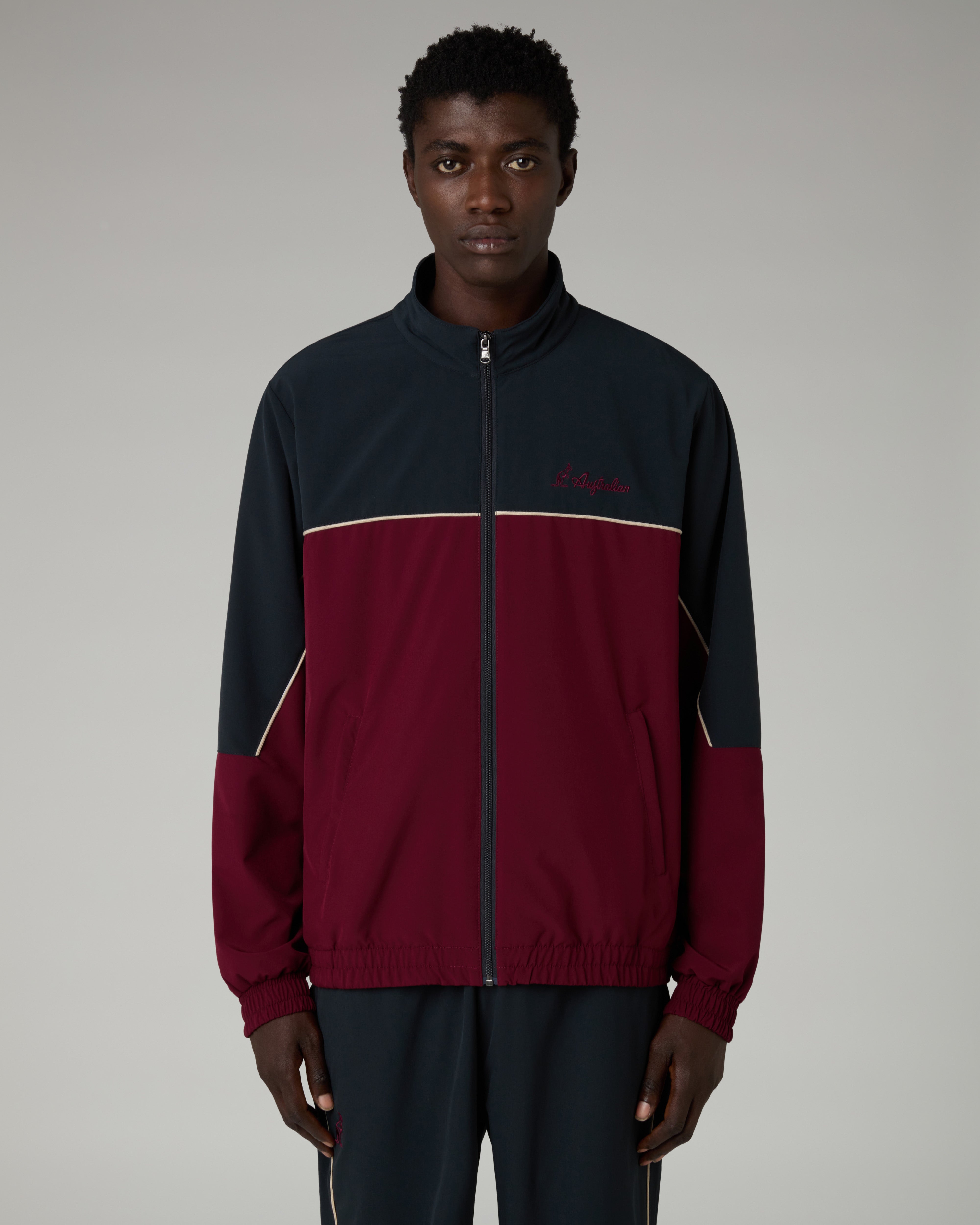 australian-color-block-slam-tracksuit-rubino-tuta-tecnica-foderata image 3