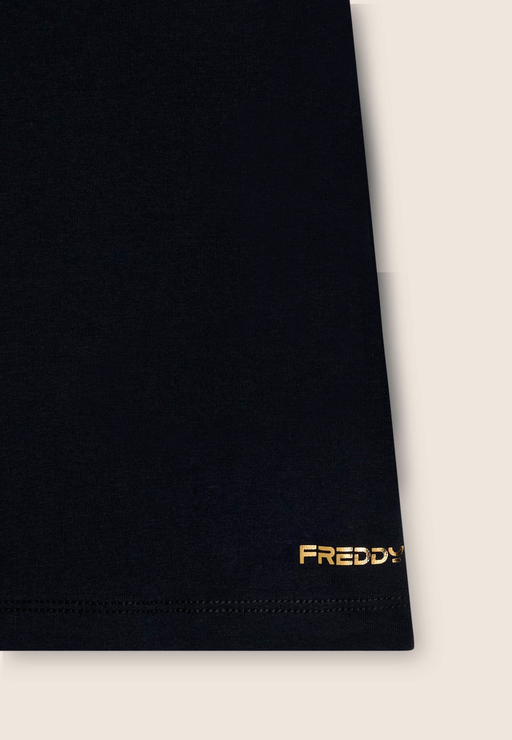 freddy-t-shirt-donna-in-cotone-stretch-a-maniche-corte image 3