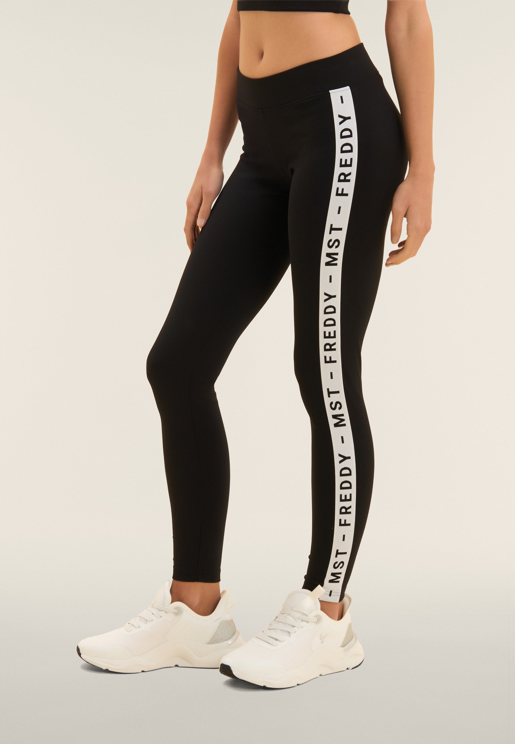 freddy-leggings-donna-con-bande-laterali-e-scritta-freddy-mst image 1