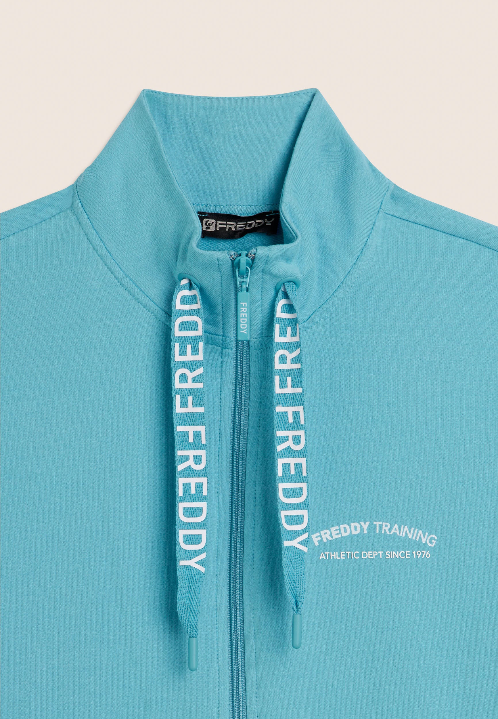 freddy-felpa-zip-e-collo-alto-fondo-asimmetrico-felpa-donna image 7