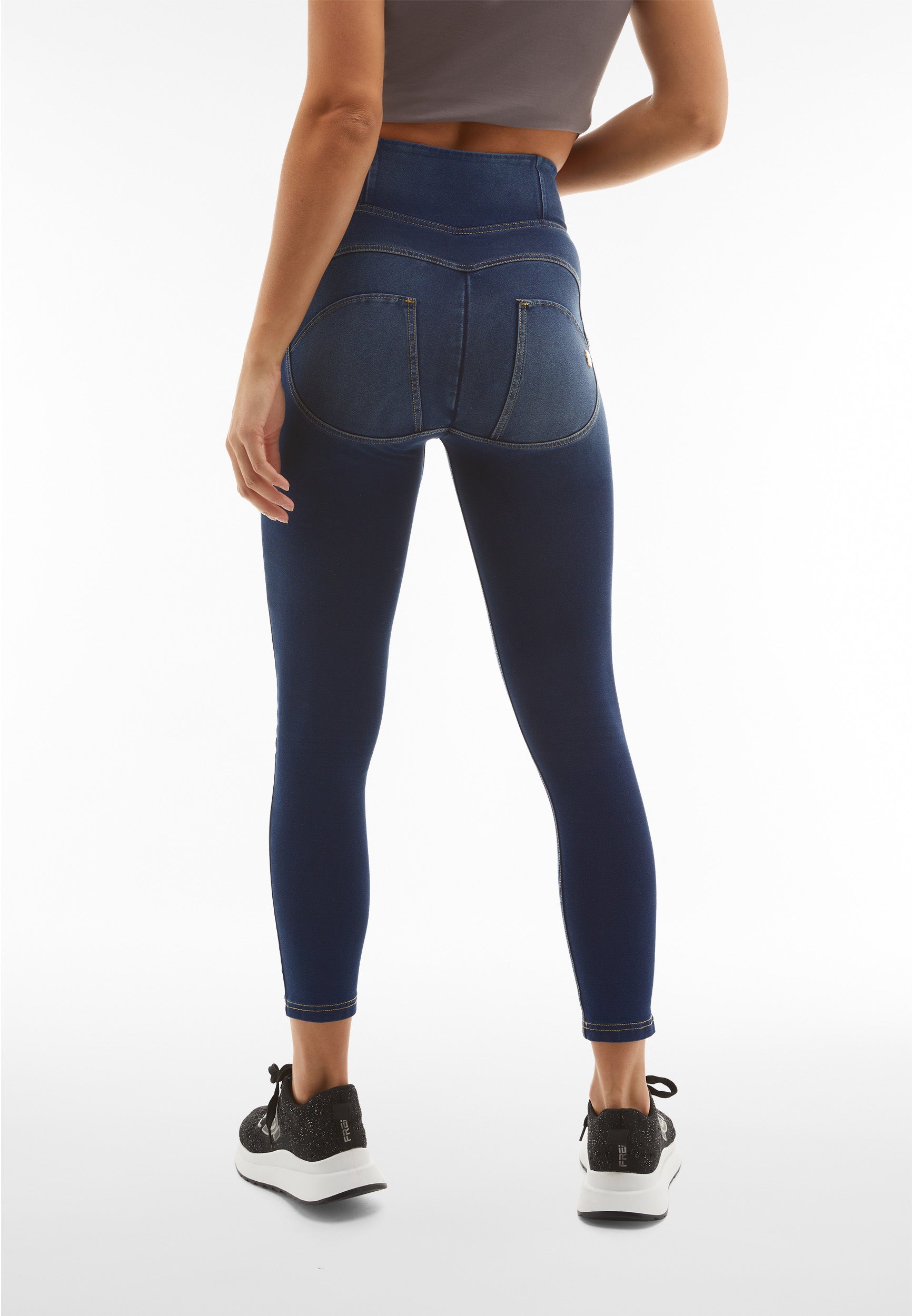 freddy-jeggings-wr-up-7-8-superskinny-vita-alta-con-cucitura-centrale image 3