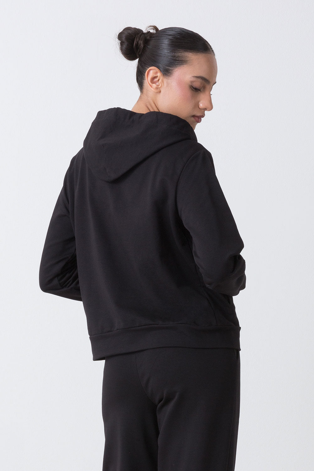 dimensione-danza-city-giacca-donna-full-zip-con-cappuccio-in-felpa-stretch image 3