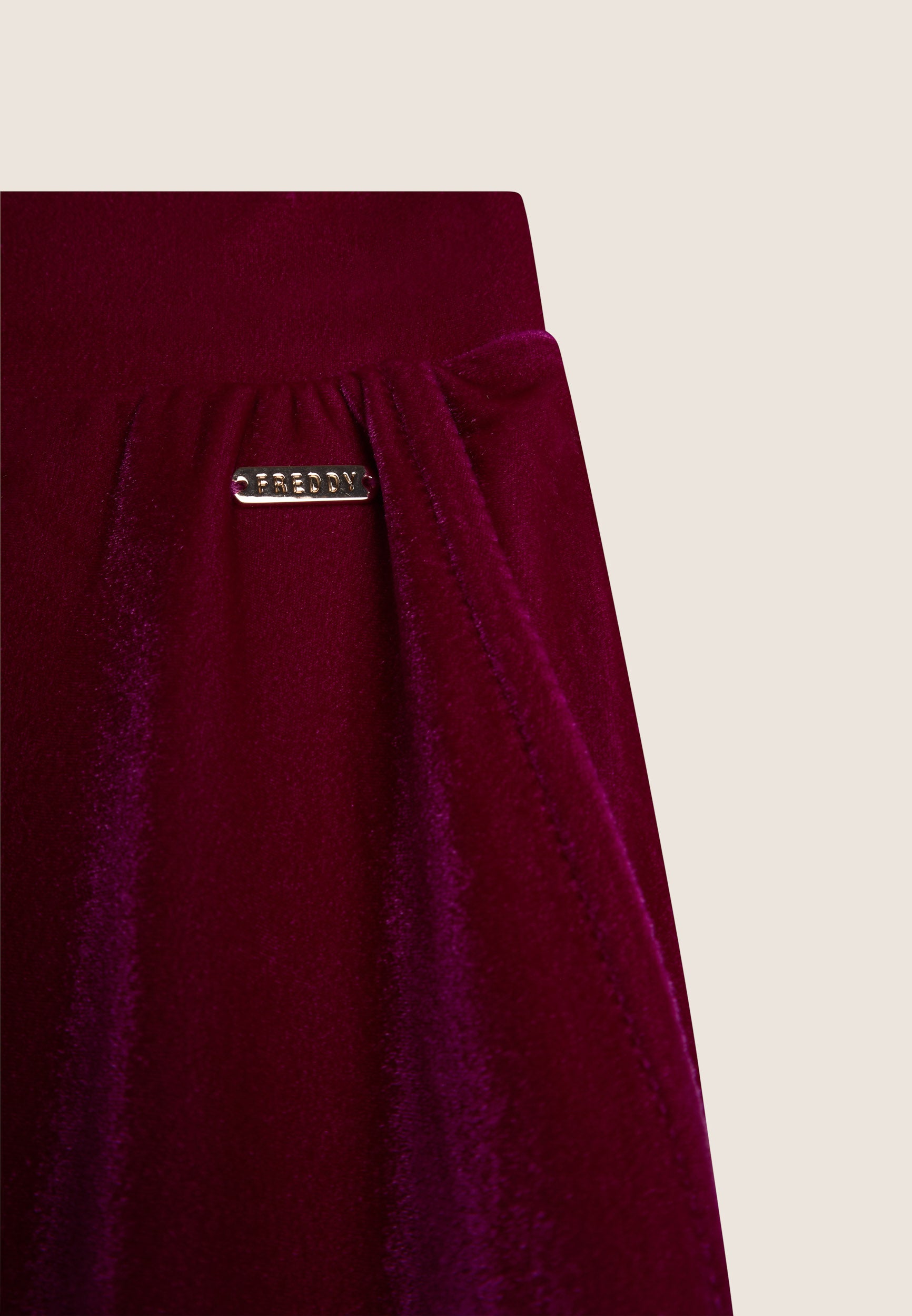 freddy-pantaloni-wide-leg-comfort-donna-tessuto-lurex image 6
