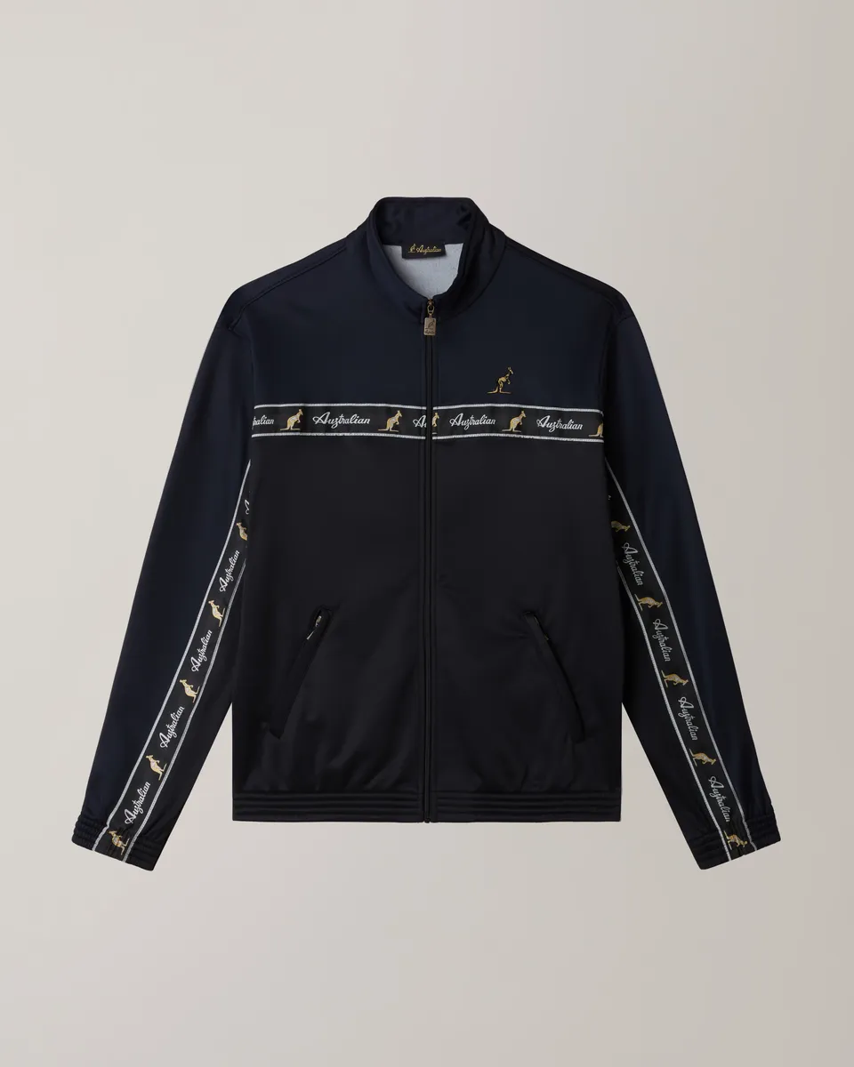 australian-duo-track-jacket-giacca-blu-navy-in-acetato-con-banda image 1