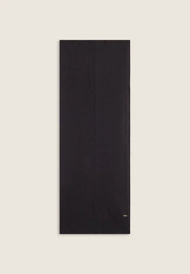 freddy-sciarpa-in-maglia-a-coste-con-logo-185-cm image 1