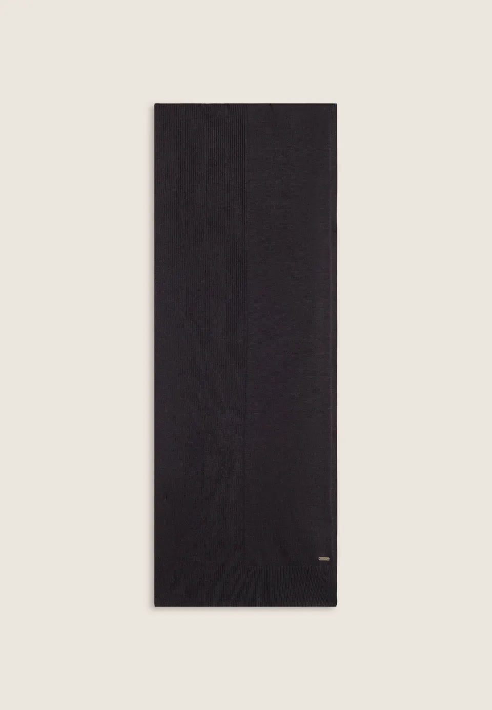 freddy-sciarpa-in-maglia-a-coste-con-logo-185-cm image 1