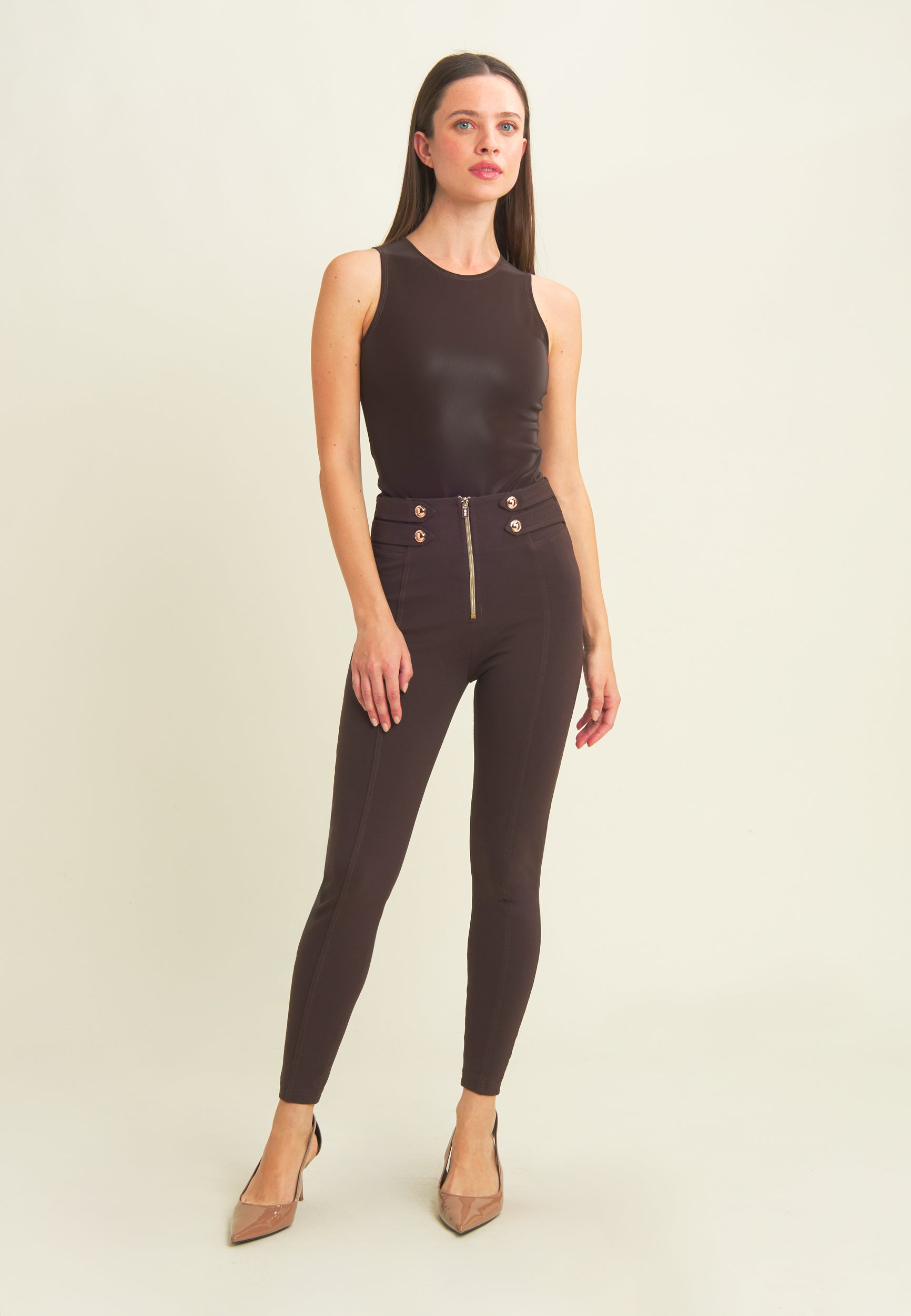 freddy-pantaloni-wr-up-superskinny-7-8-vita-alta-in-cotone-organico-con-oro image 2