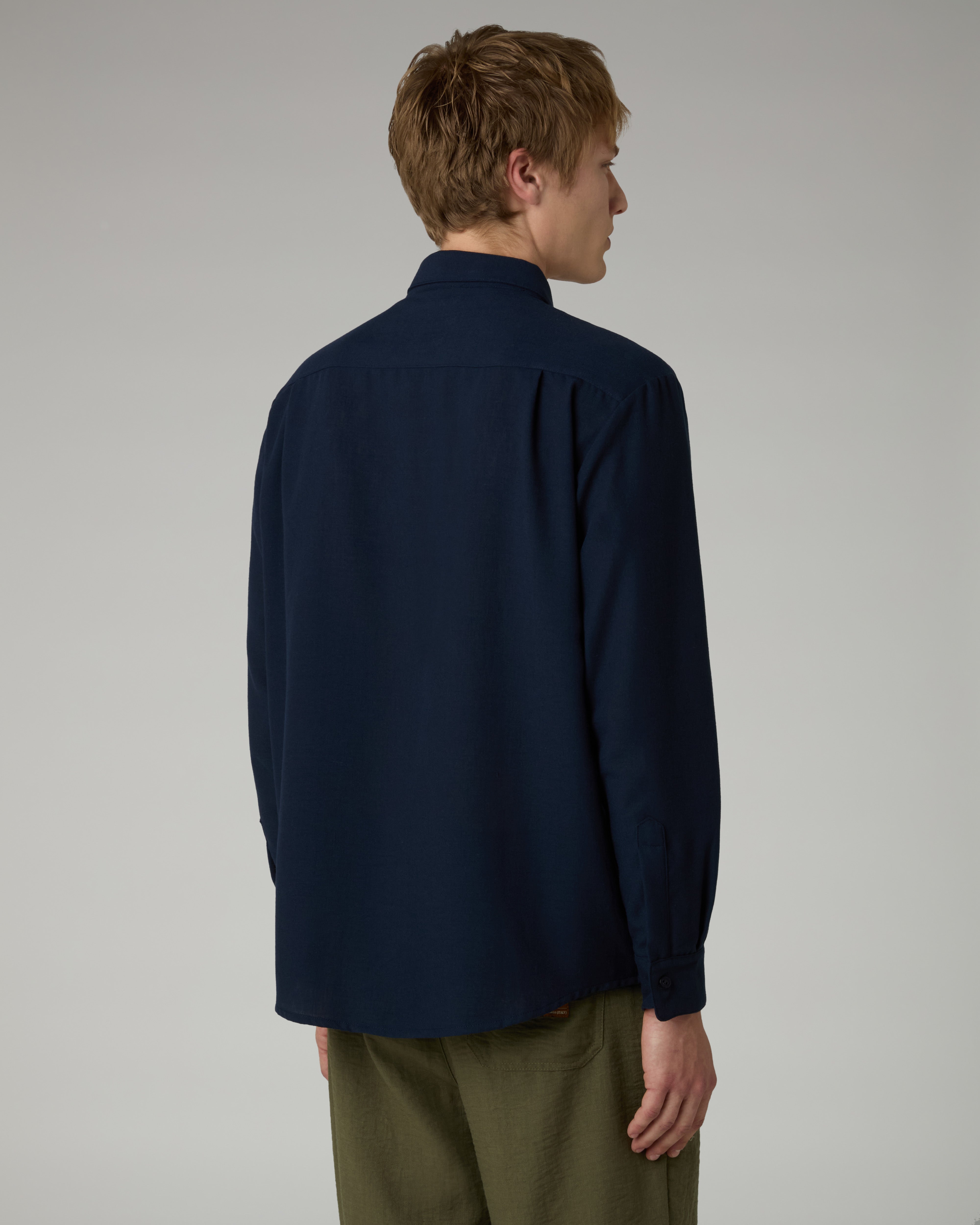 australian-doric-long-sleeve-shirt-camicia-eclipse-blue-manica-lunga image 3