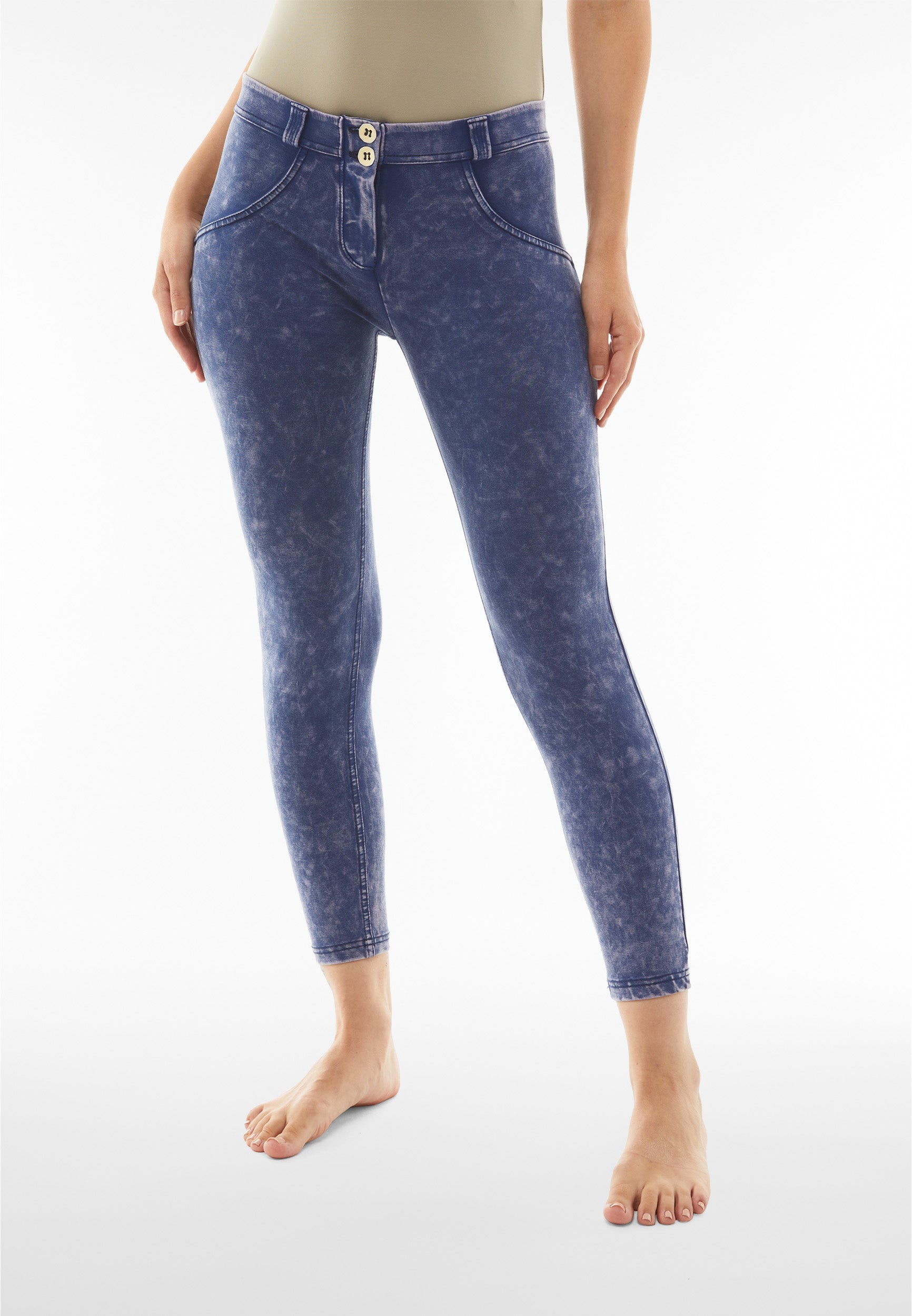 freddy-pantaloni-push-up-wr-up-7-8-superskinny-effetto-bleached image 1