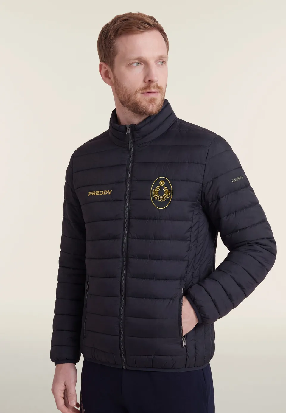 freddy-piumino-uomo-fipav-trapuntato-collo-alto-full-zip image 1