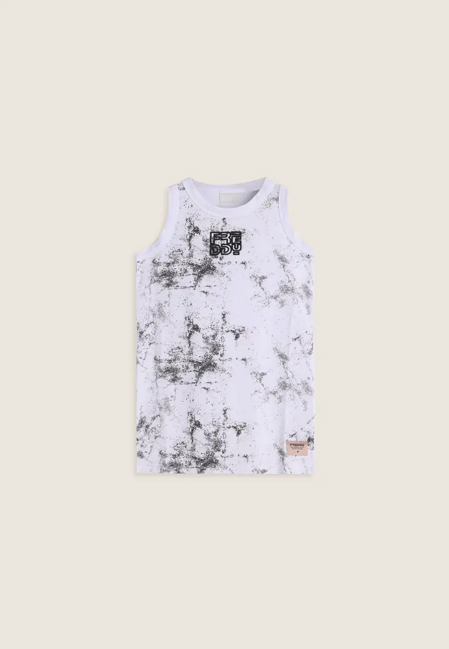 freddy-vestitino-bambina-in-cotone-effetto-spray image 1