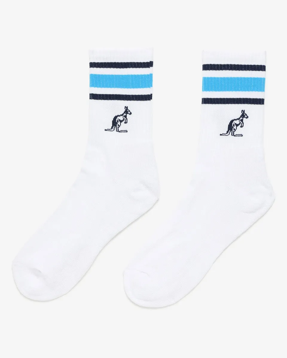 australian-stripes-socks-tennis-in-cotone-a-righe image 1