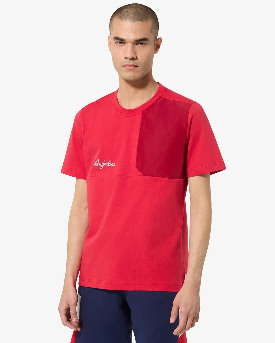 australian-gen-t-shirt-sportswear-maglietta-in-cotone-regular-fit-made-in-italy image 1