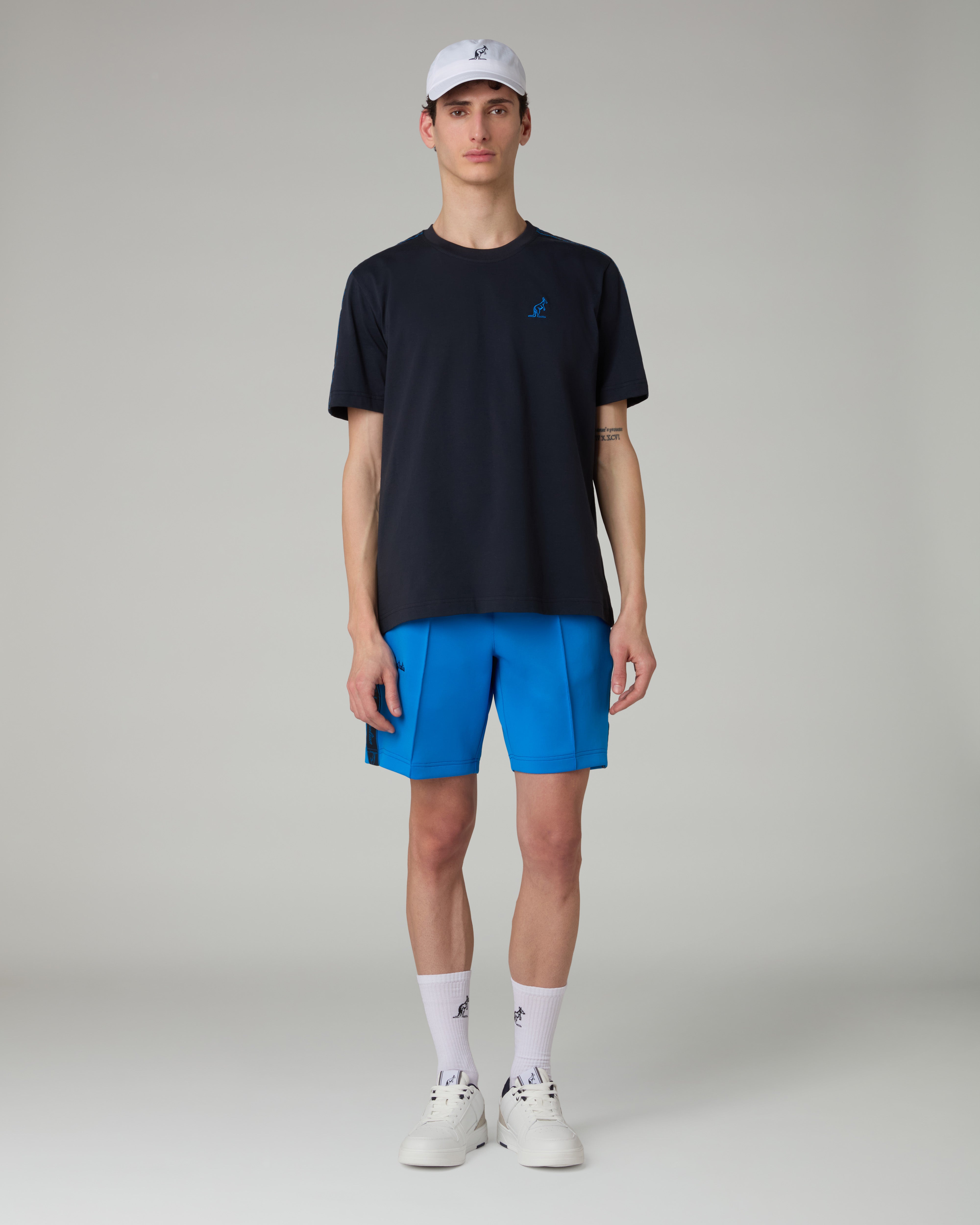 australian-blue-tape-t-shirt-blu-navy-cotone-regular-fit image 2