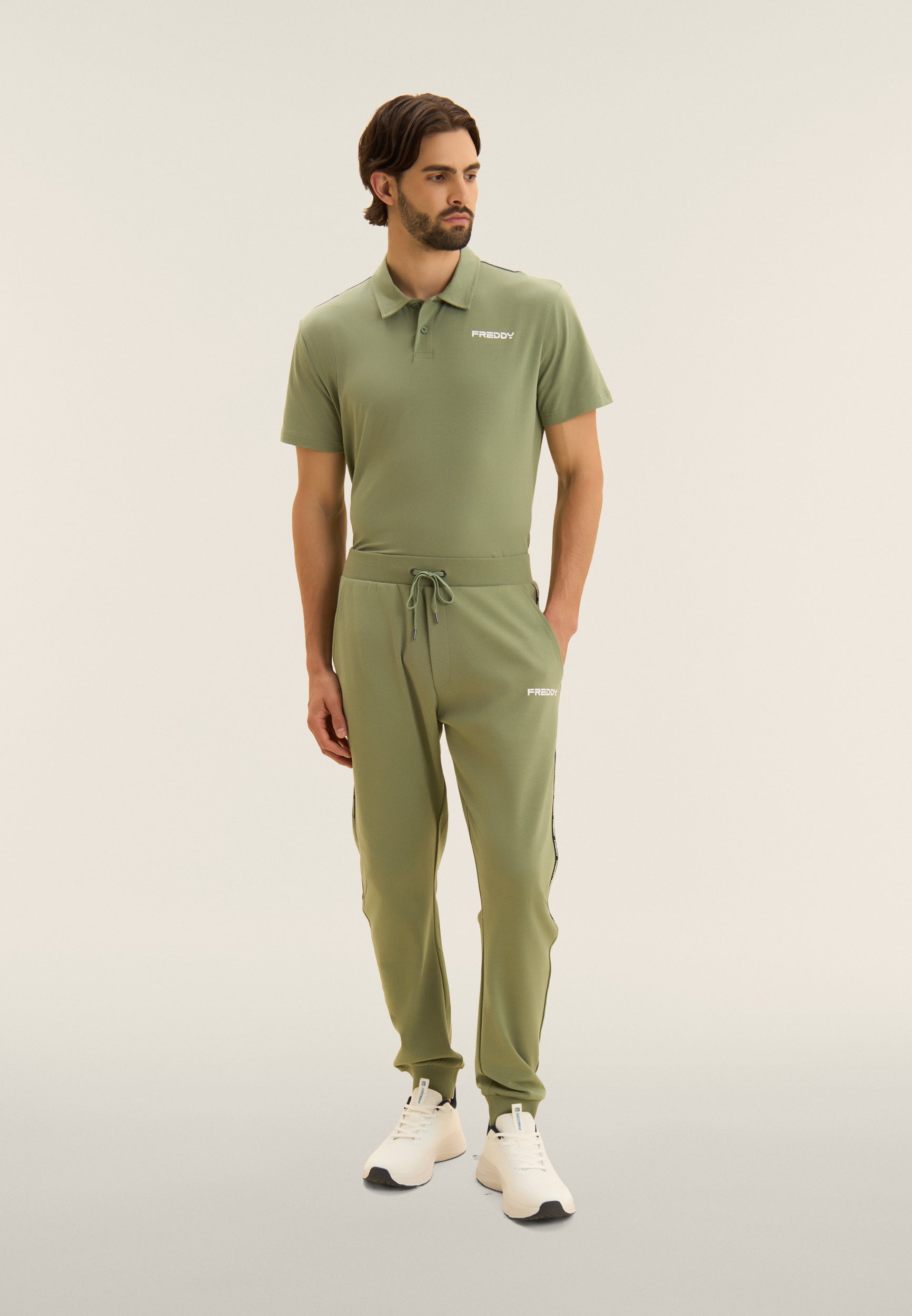 freddy-pantaloni-sportivi-in-cotone-con-inserto-logato image 2
