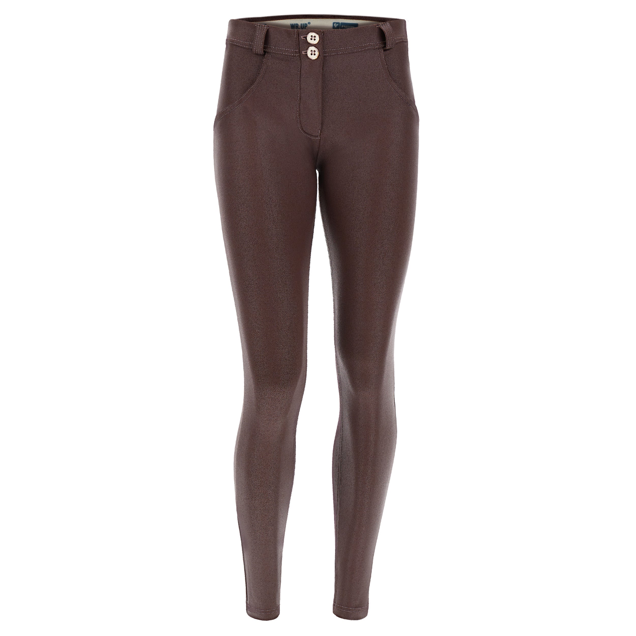 freddy-pantaloni-push-up-wr-up-vita-regular-similpelle-semi-lucida image 6