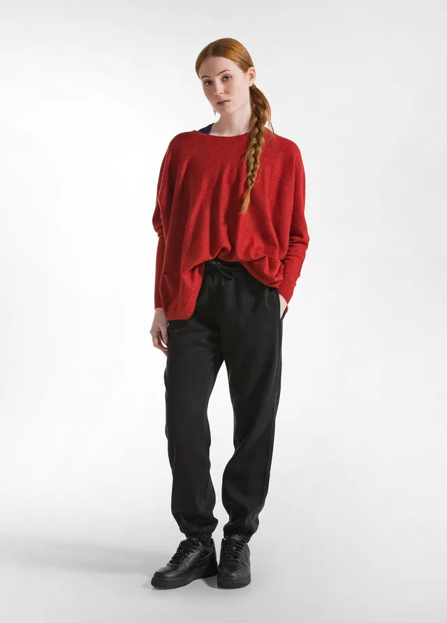 deha-pantalone-jogger-in-denim-lyocell-nero image 1