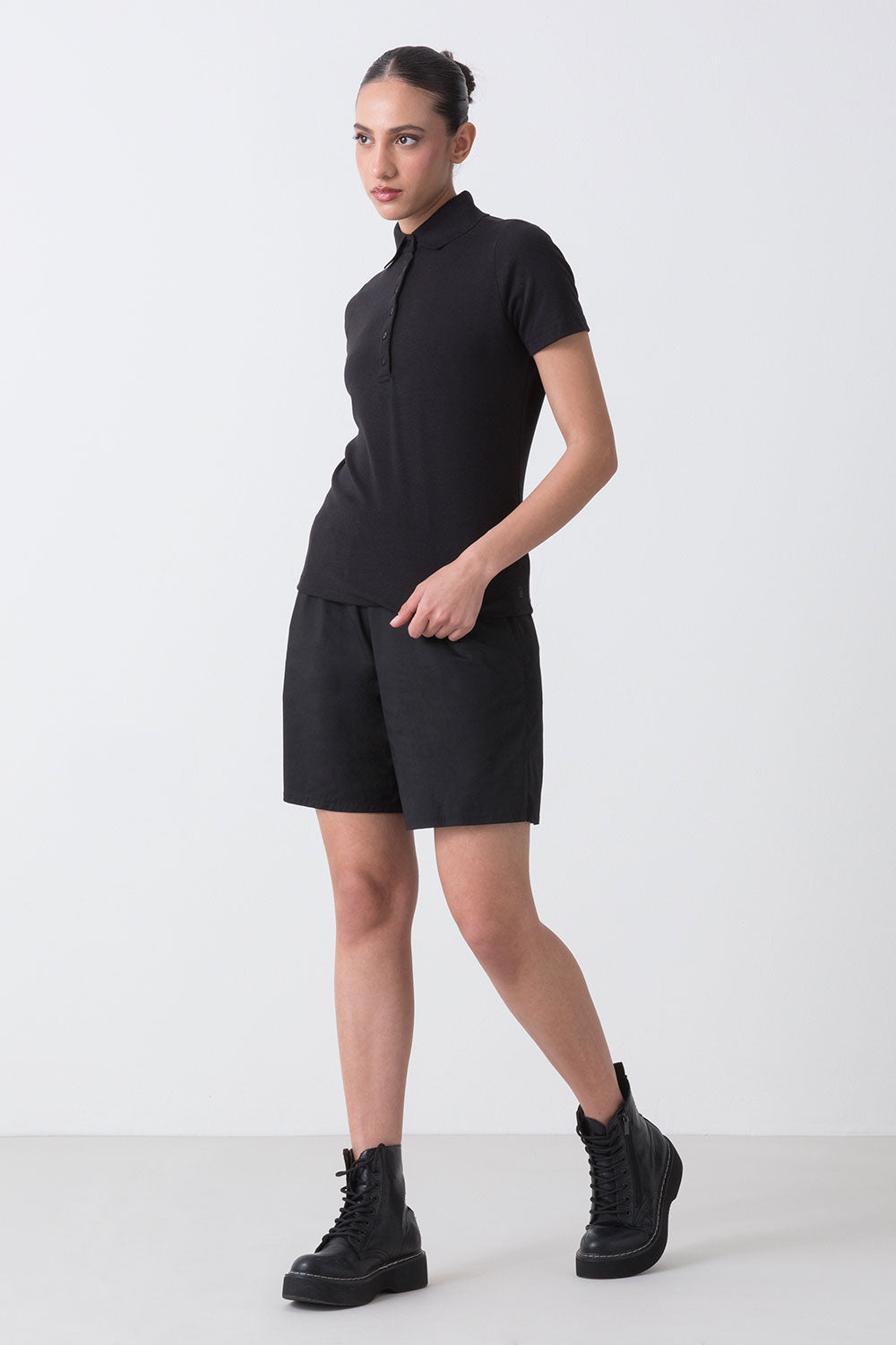 dimensione-danza-city-polo-a-maniche-corte-con-colletto-alto-donna image 7