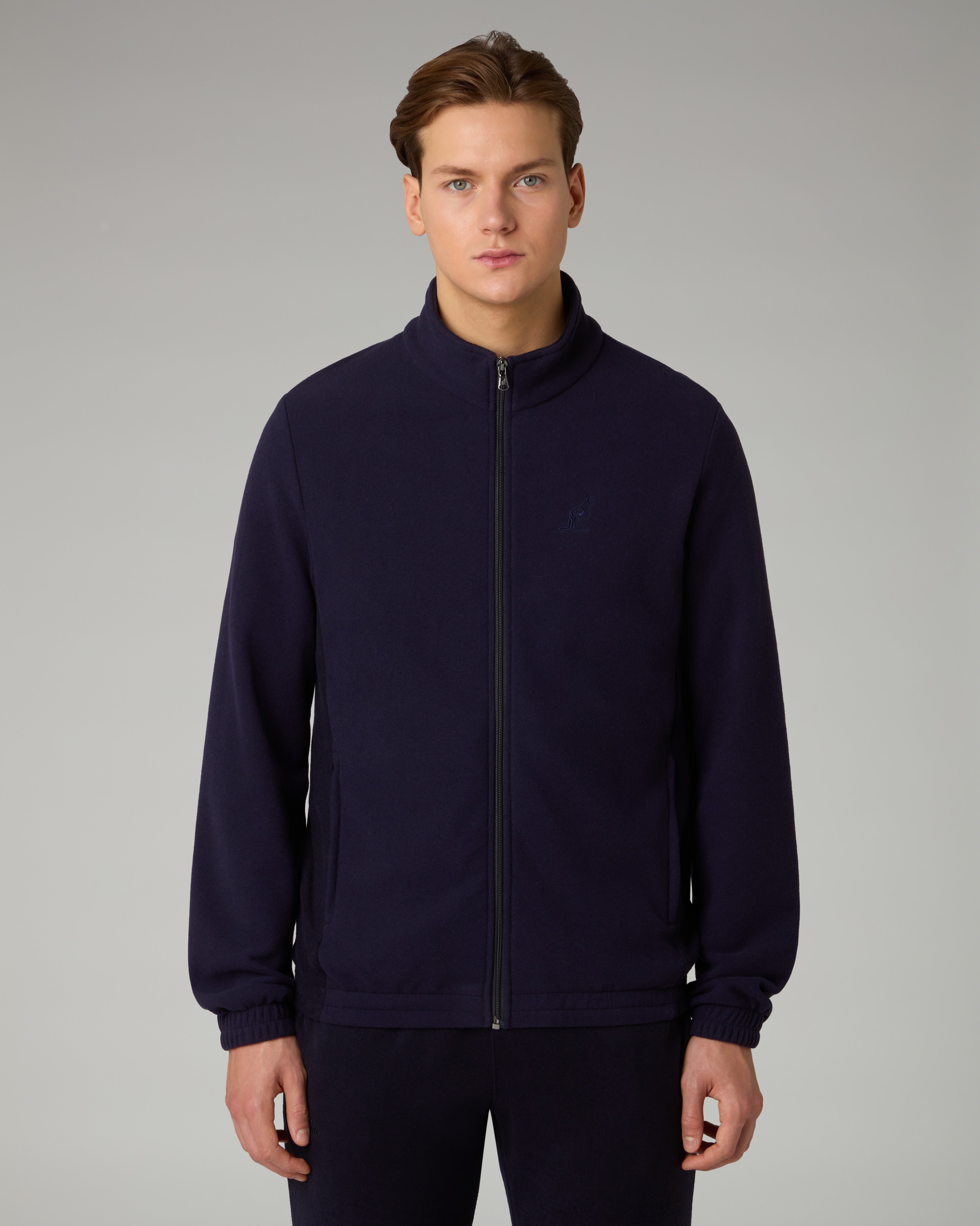 australian-posh-softech-tracksuit-tuta-blu-cosmo-full-zip-made-in-italy image 3