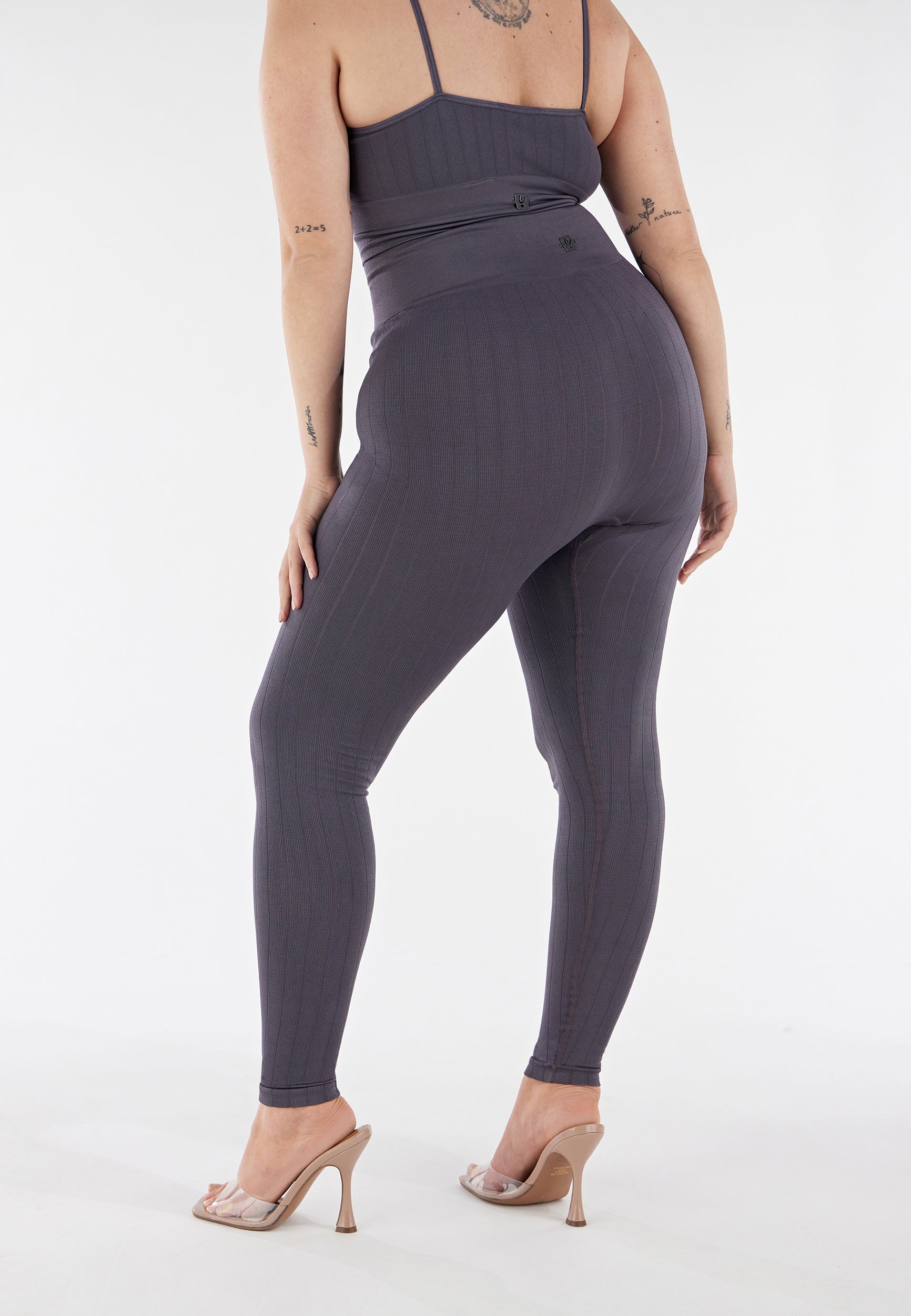 freddy-pantaloni-slim-fit-vita-alta-in-tricot-a-costine image 2