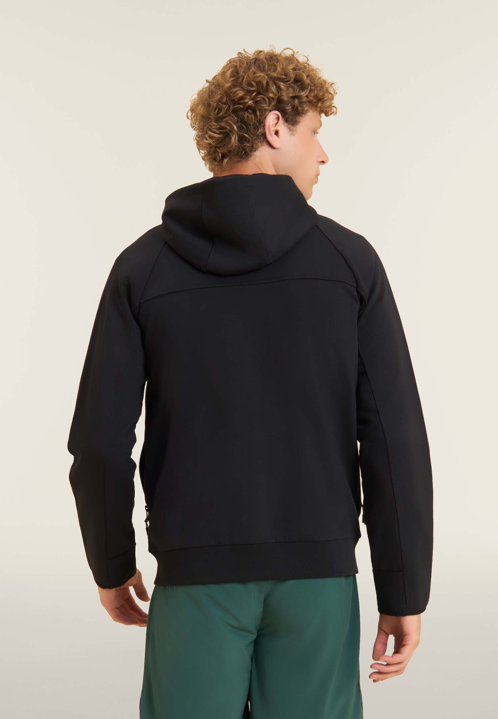 freddy-felpa-uomo-full-zip-cappuccio-mesh-interlock image 3