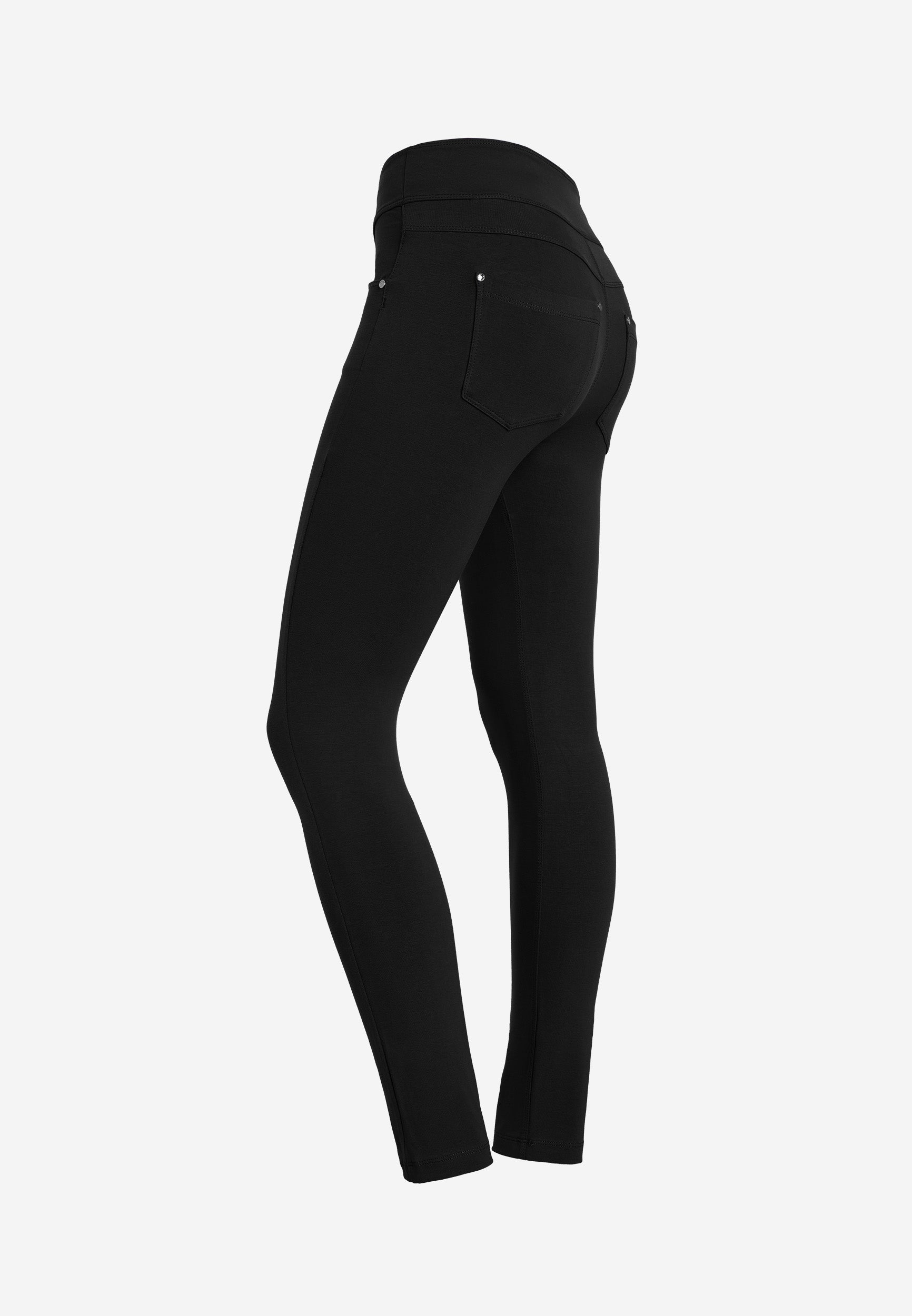 freddy-pantaloni-n-o-w-skinny-vita-media-risvoltabile-jersey-cotone-organico image 7