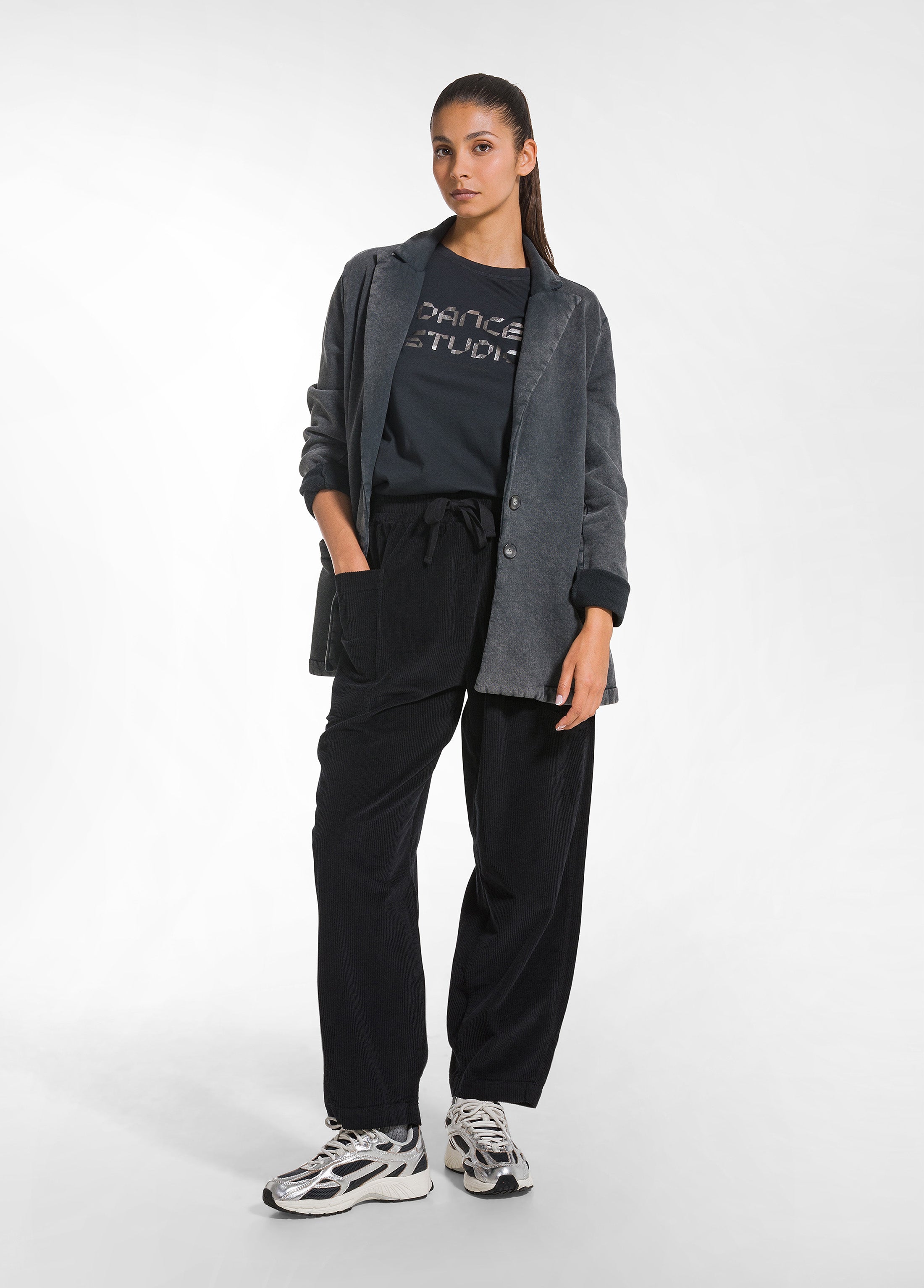 deha-t-shirt-donna-effetto-marmorizzato-in-cotone-organico image 4