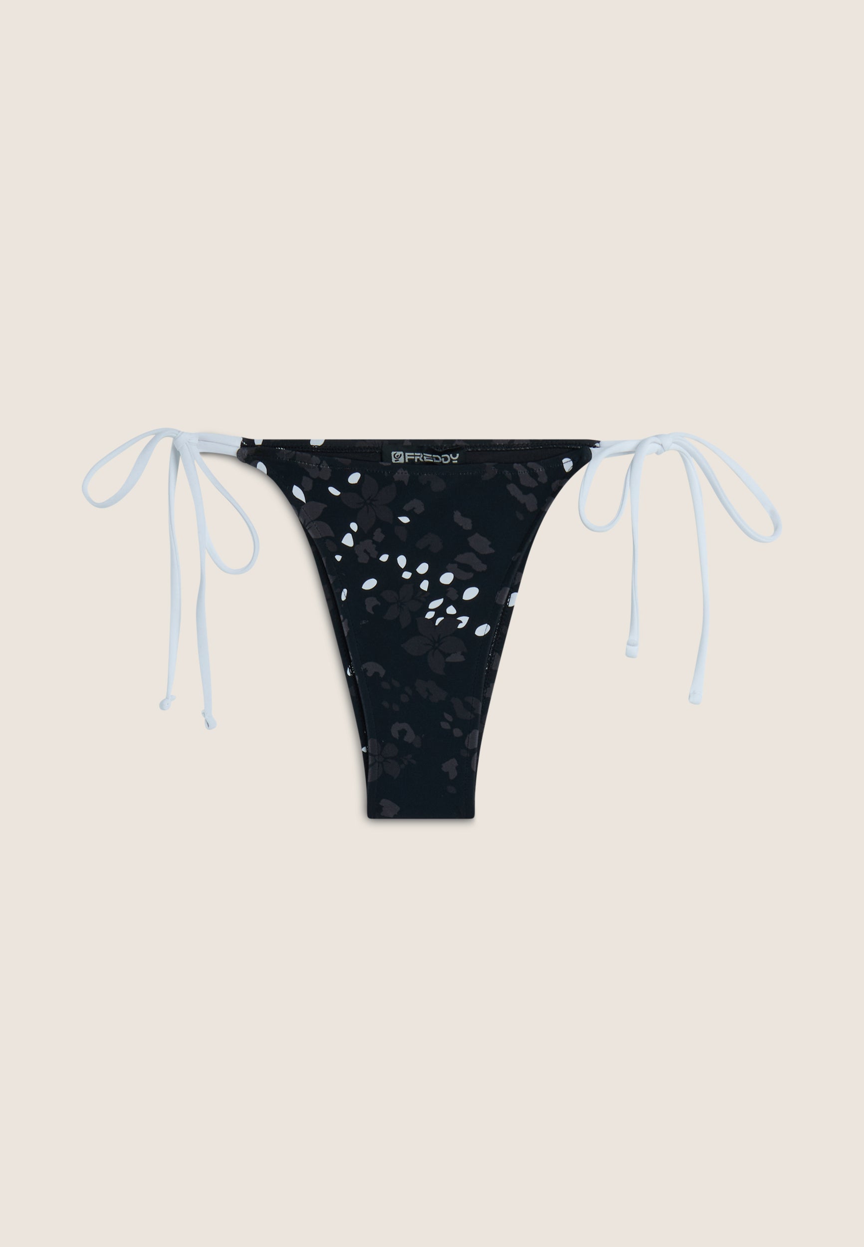 freddy-slip-bikini-floreale-laccetti-con-strass image 7