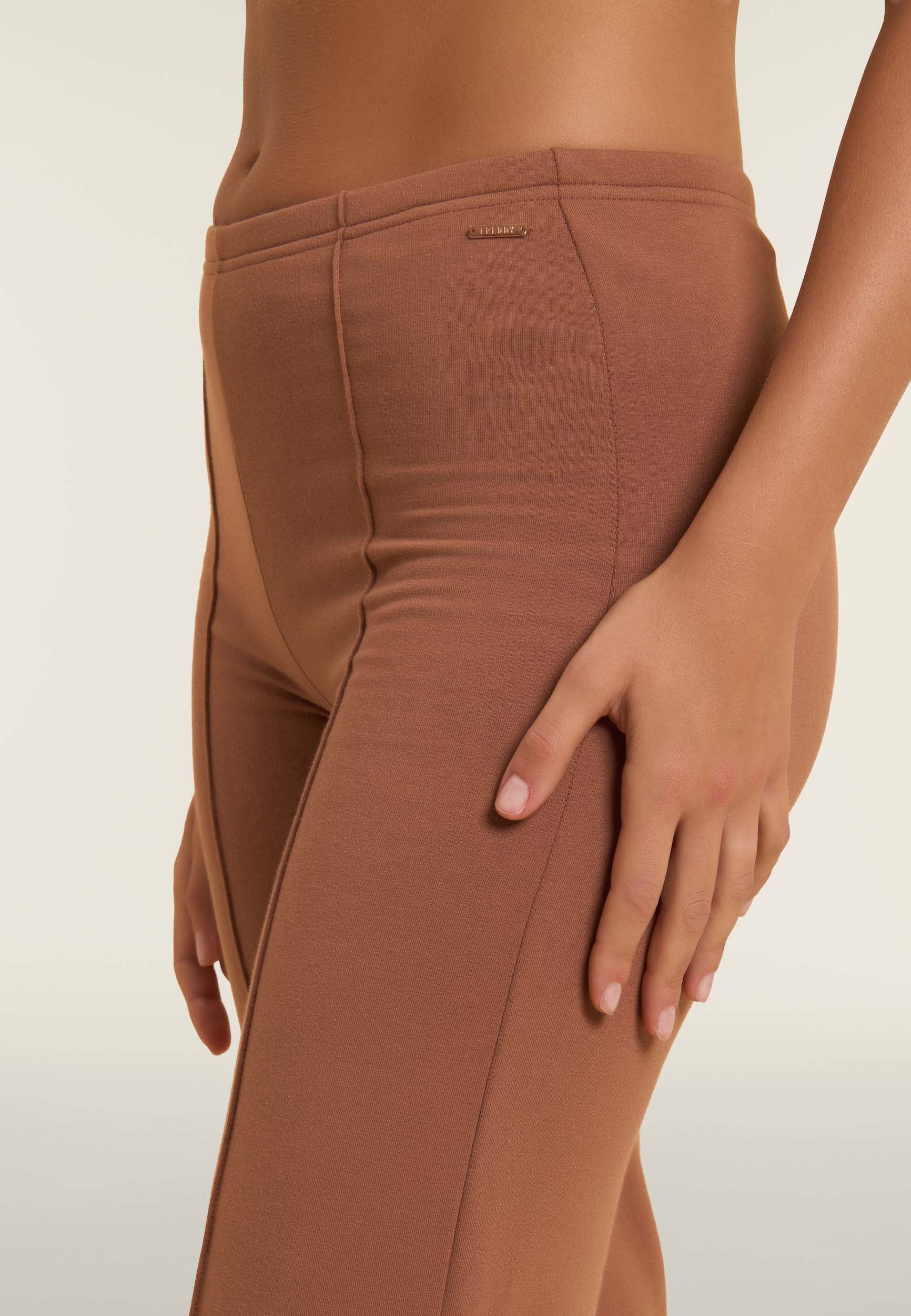freddy-pantaloni-donna-wide-leg-vita-regular-con-cucitura-centrale image 4