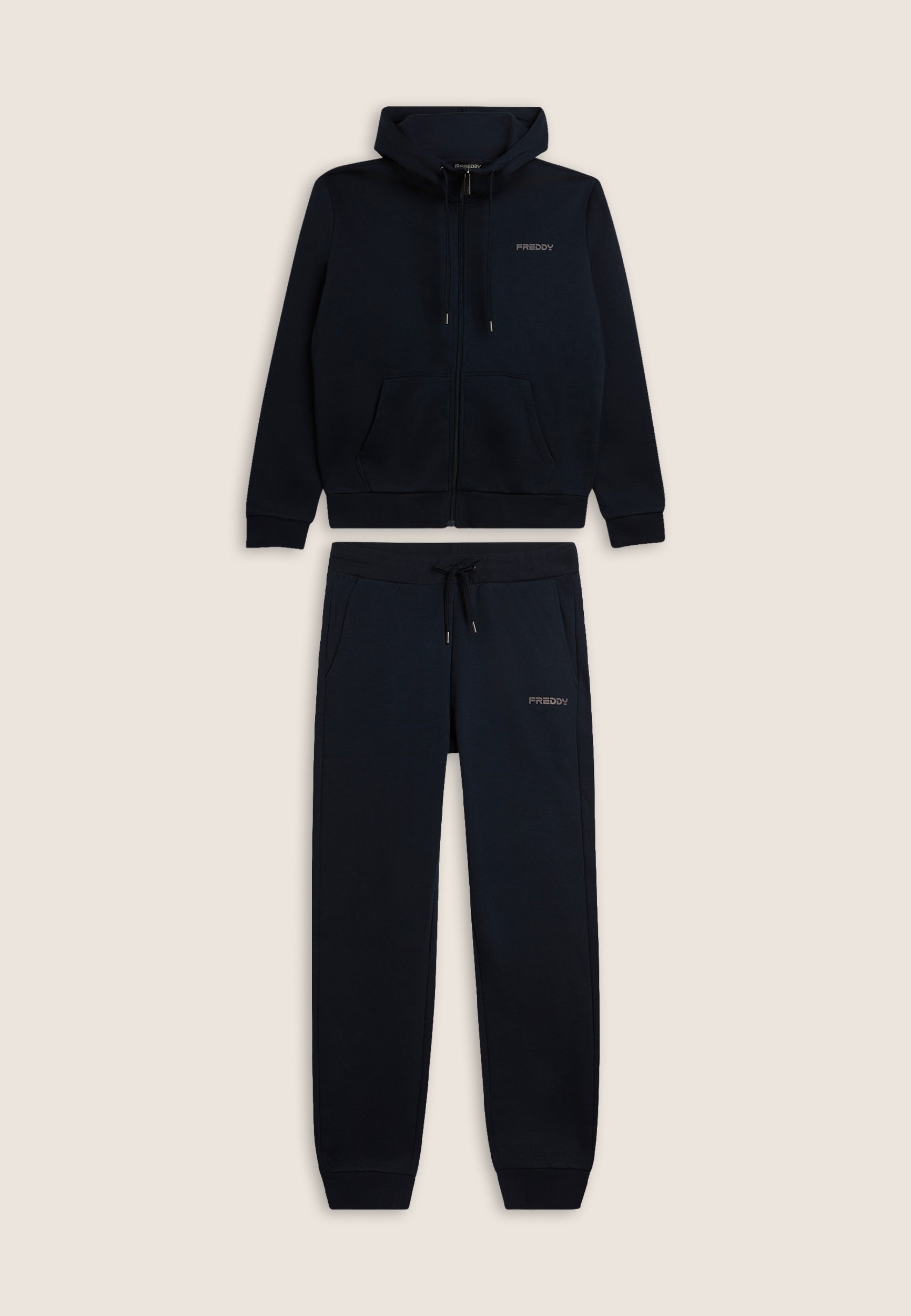 freddy-tuta-uomo-full-zip-cappuccio-in-felpa-garzata image 1