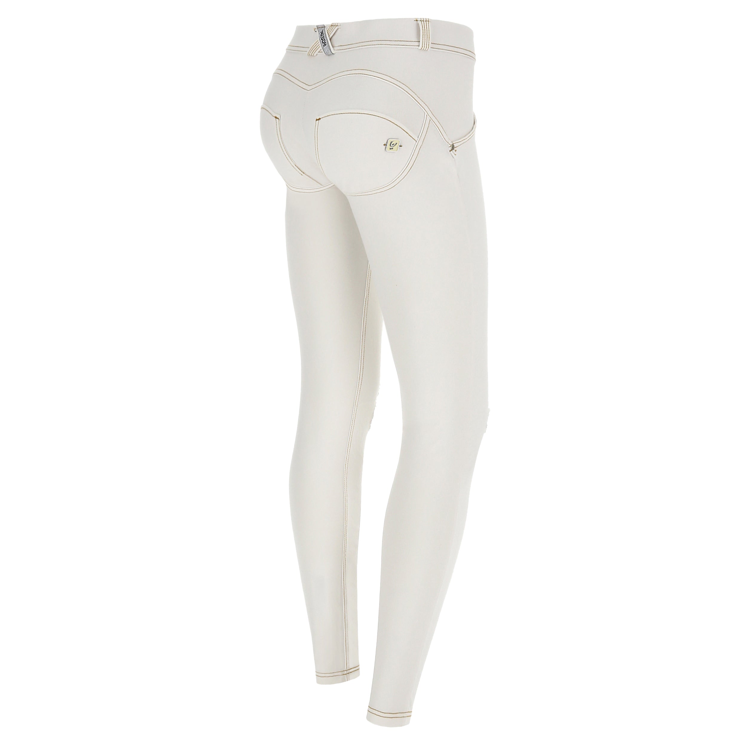 freddy-pantalone-wr-up-donna-skinny-vita-regular-in-denim-strappato image 1