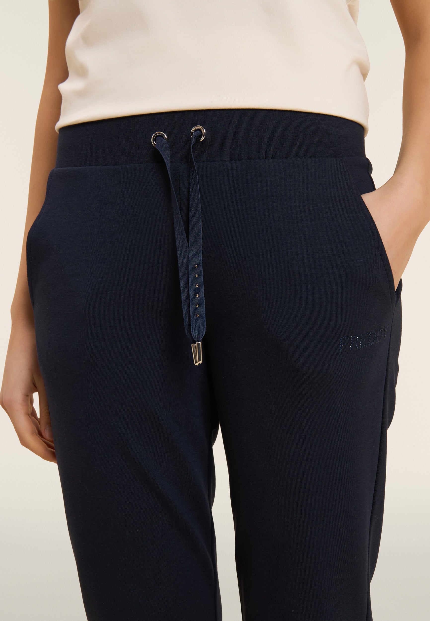 freddy-pantaloni-sportivi-french-terry-con-polsino-e-strass image 5