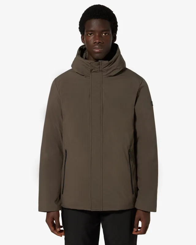 australian-soft-shell-jacket-con-cappuccio-deep-army image 1